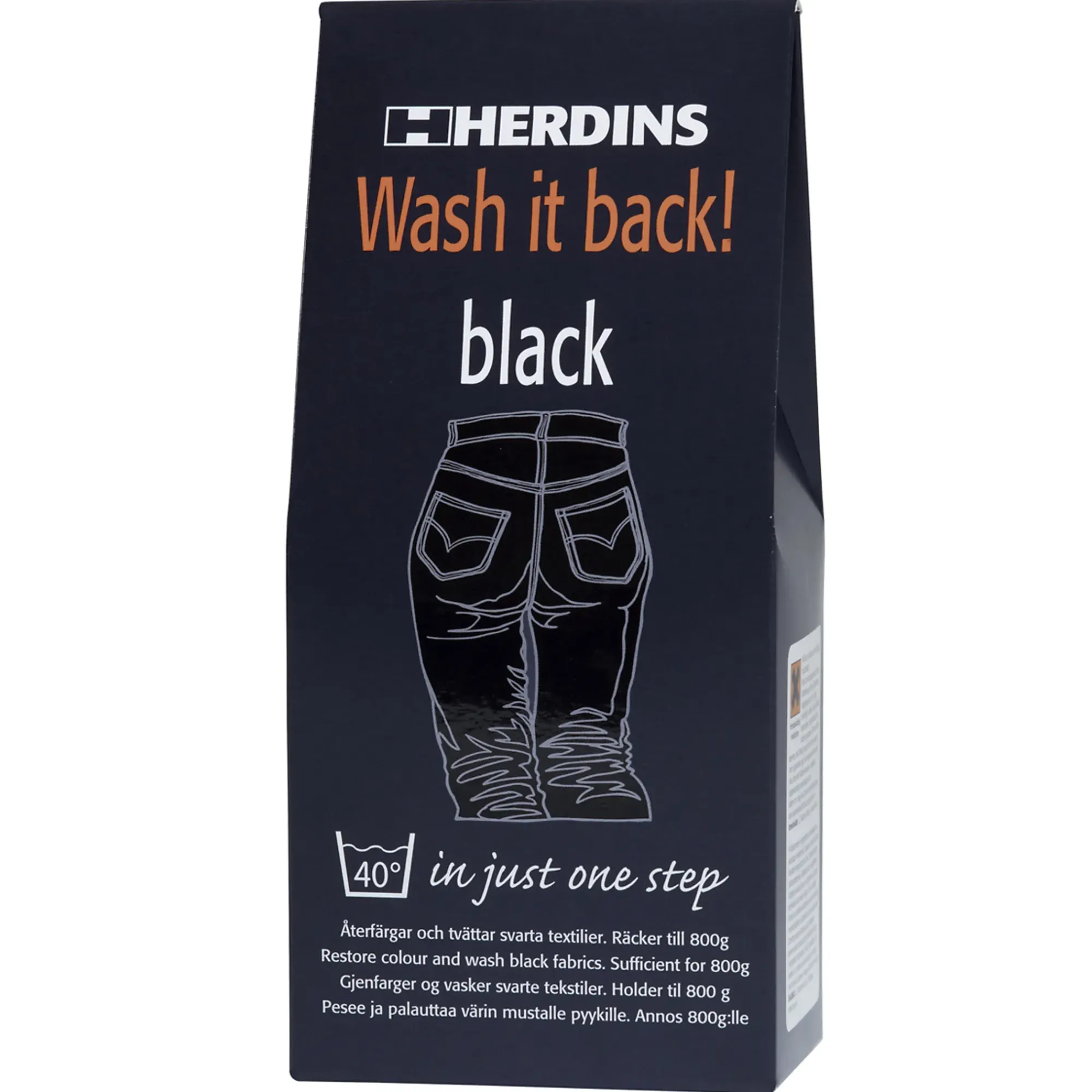 Tekstilfarge Wash it back black-Herdins Best