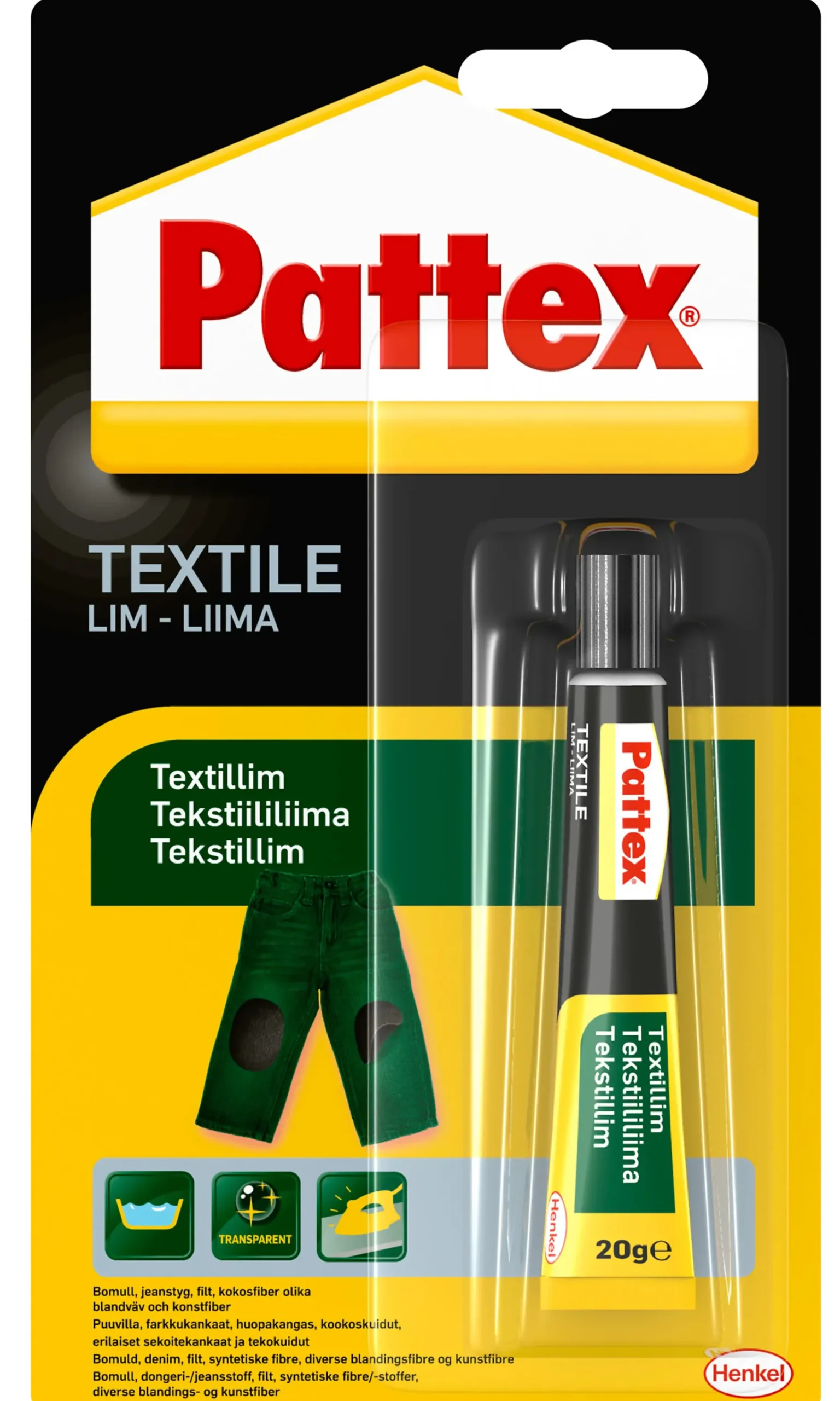 Tekstillim20g-Pattex Hot
