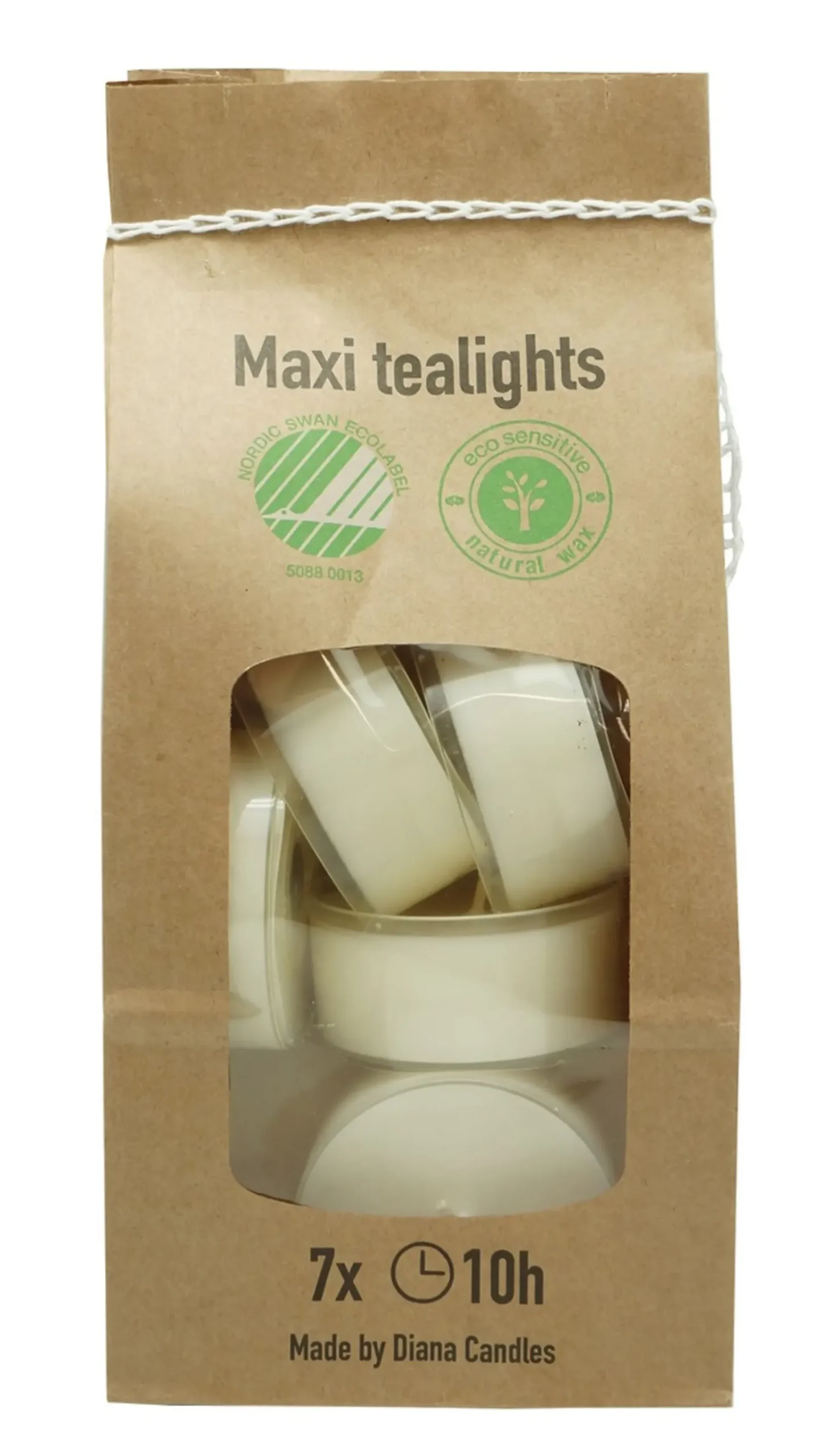 Telys maxi 10 timer brenntid 7stk-Diana lys Best