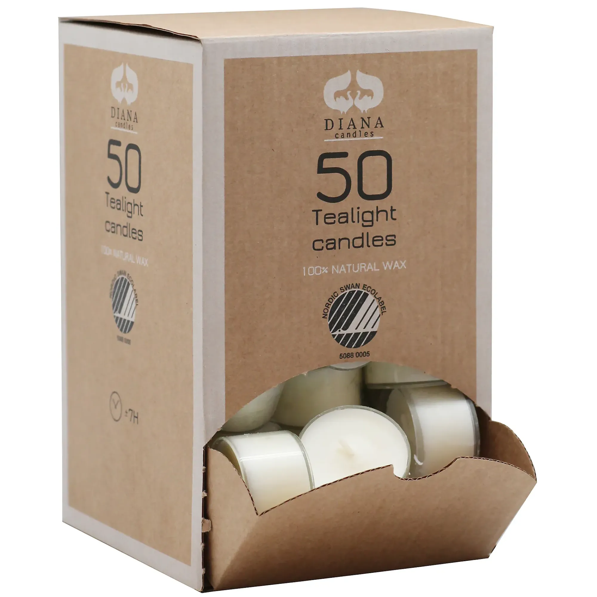 Telys 50pk 7 timer brenntid-Diana lys