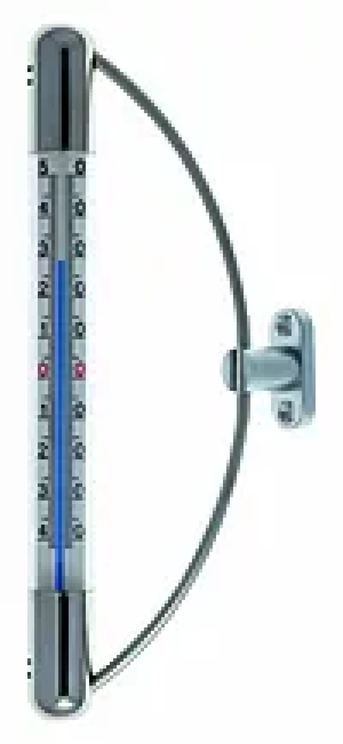 Termometer vindu rustfritt 22x8cm-Aanonsen Sale