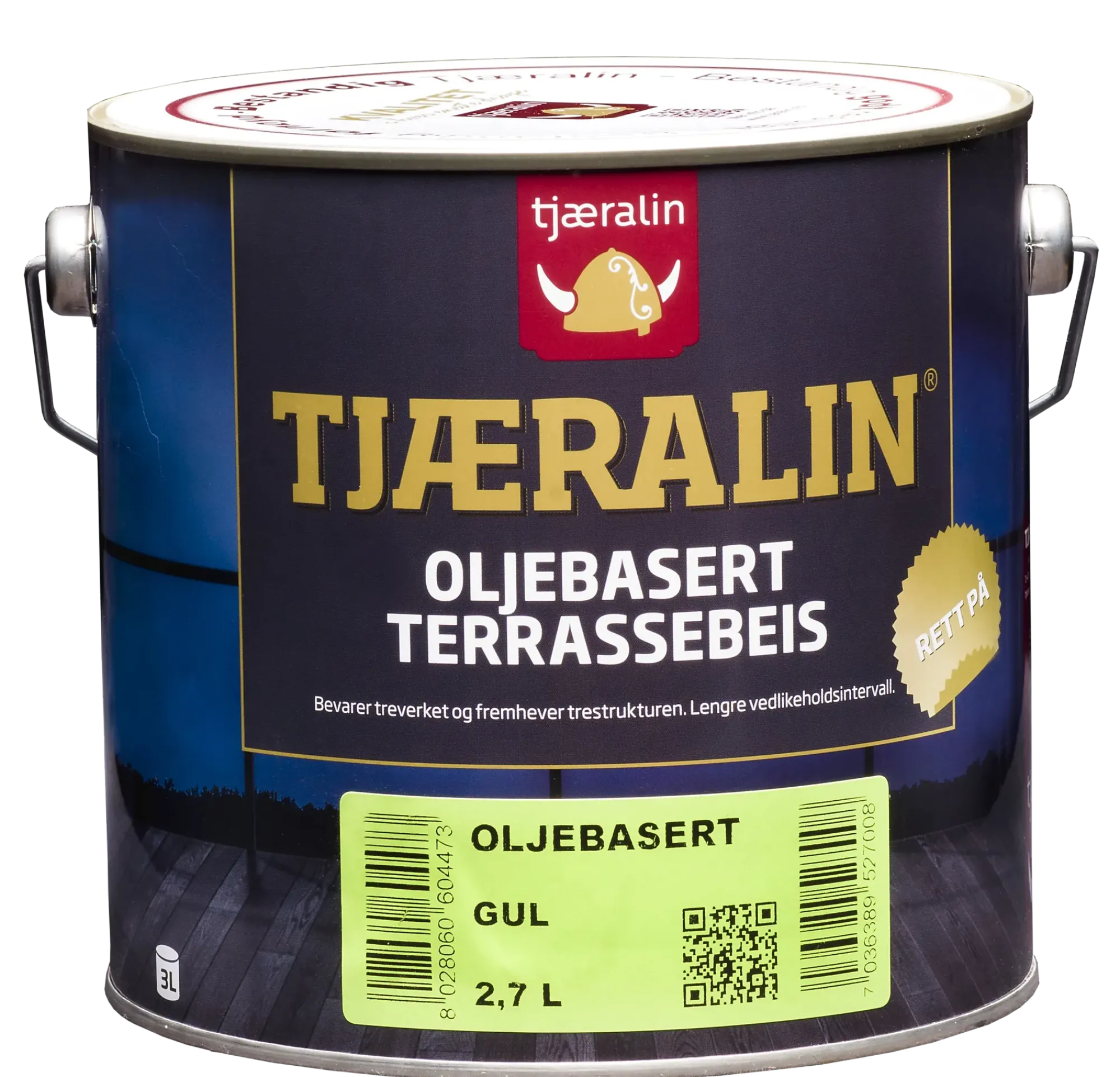 Terrassebeis 2,7l olje klar-Tjæralin Outlet