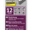 Tetningslist Dørbunnslist auto hvit 1mx42cm-Fix O Moll Online