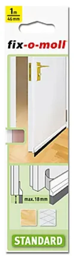 Tetningslist Dørbunnslist standard klar 1mx42cm-Fix O Moll Discount