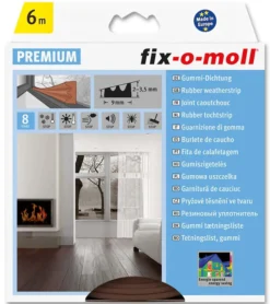 Tetningslist E 6m/9/4mm brun-Fix O Moll Sale