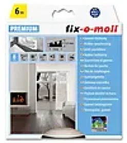 Tetningslist E 6m/9/4mm hvit-Fix O Moll