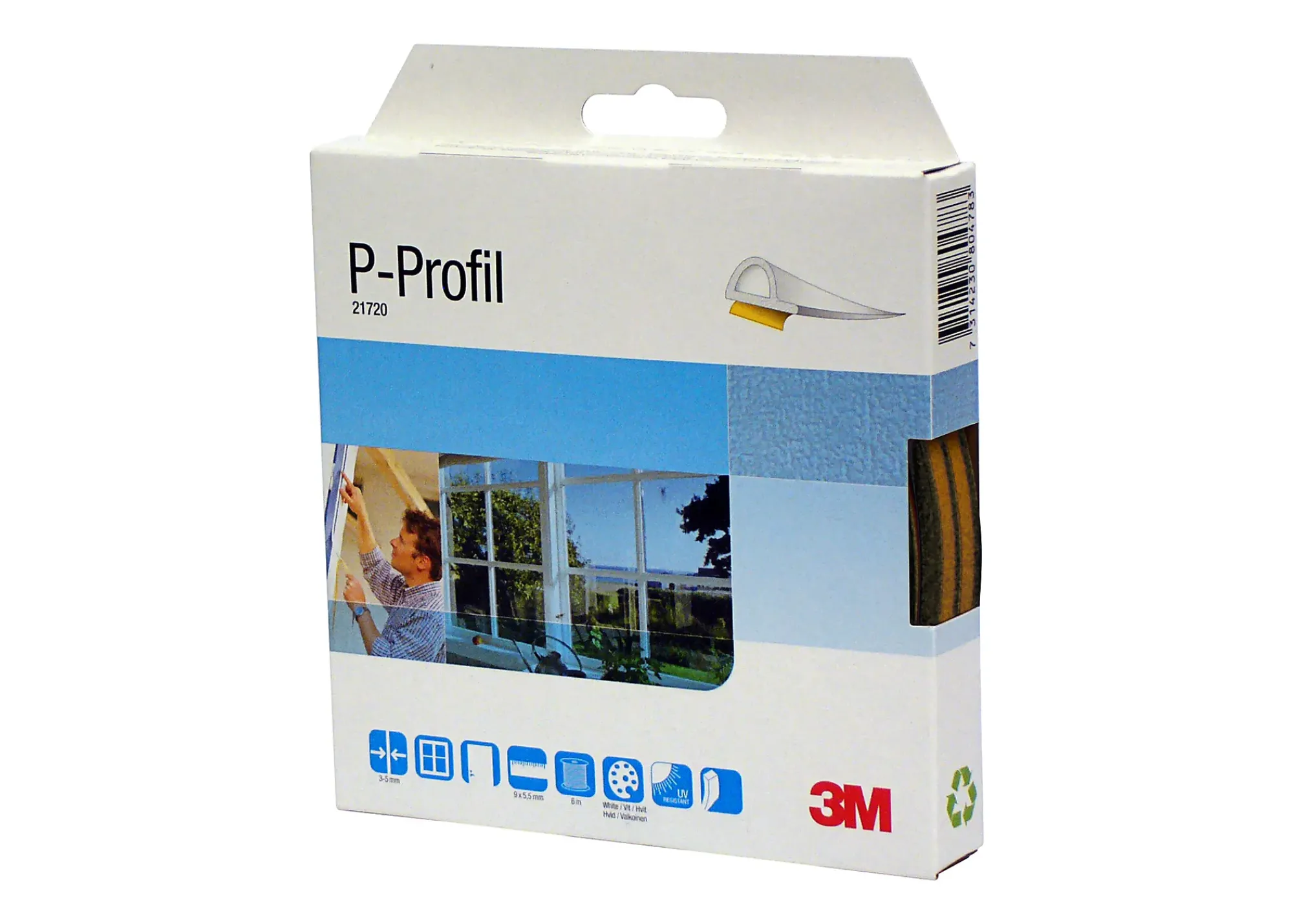 Tetningslist P-list 6m-3m