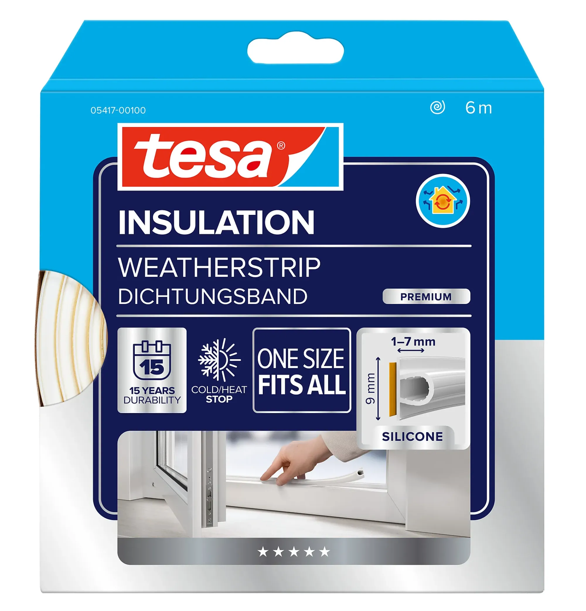 Tetningslist silikon 6m-Tesa Online