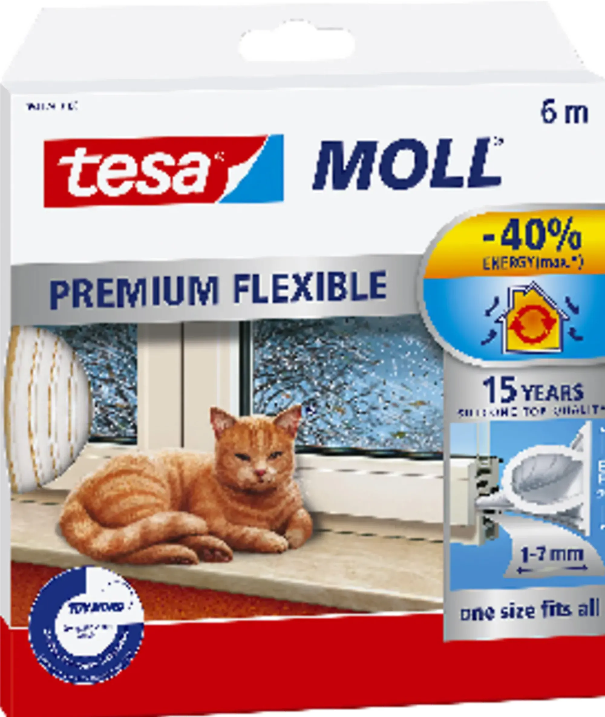 Tetningslist silikon 6m-Tesa Online