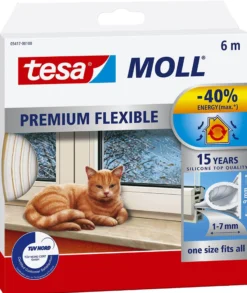 Tetningslist silikon 6m transparent-Tesa Best