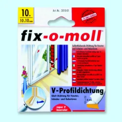 Tetningslist V hev/skyv 10m hvit-Fix O Moll