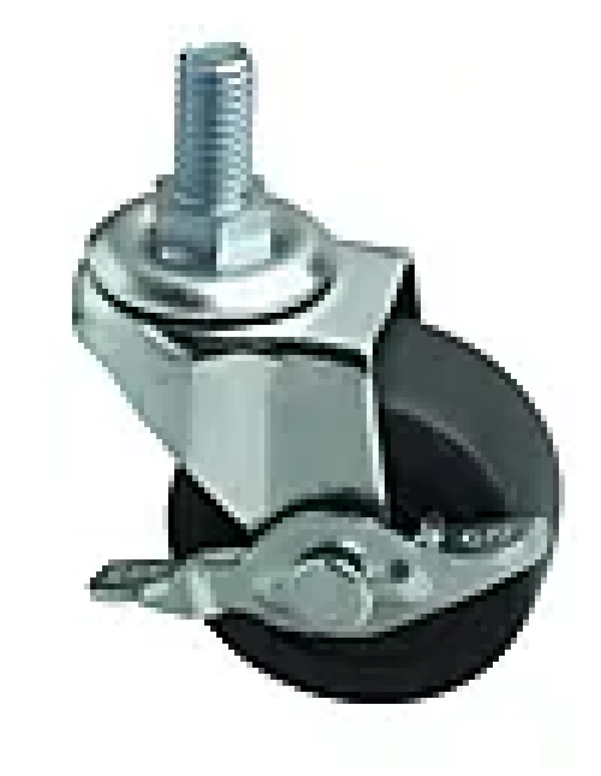 TRANSPORTHJUL Ø50MM M/BOLT OG BREMS-Pn Beslag Best
