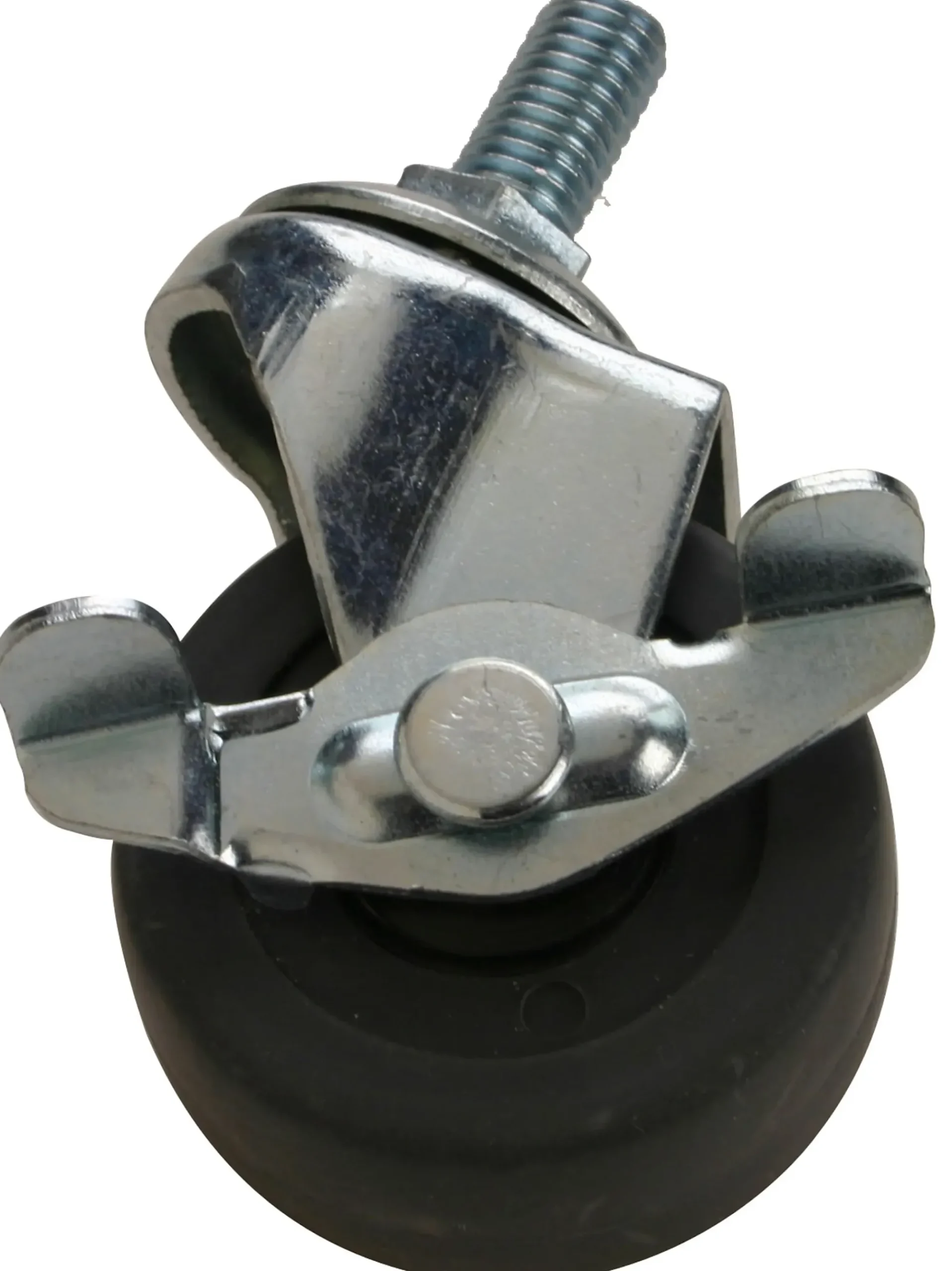 TRANSPORTHJUL Ø50MM M/BOLT OG BREMS-Pn Beslag Best
