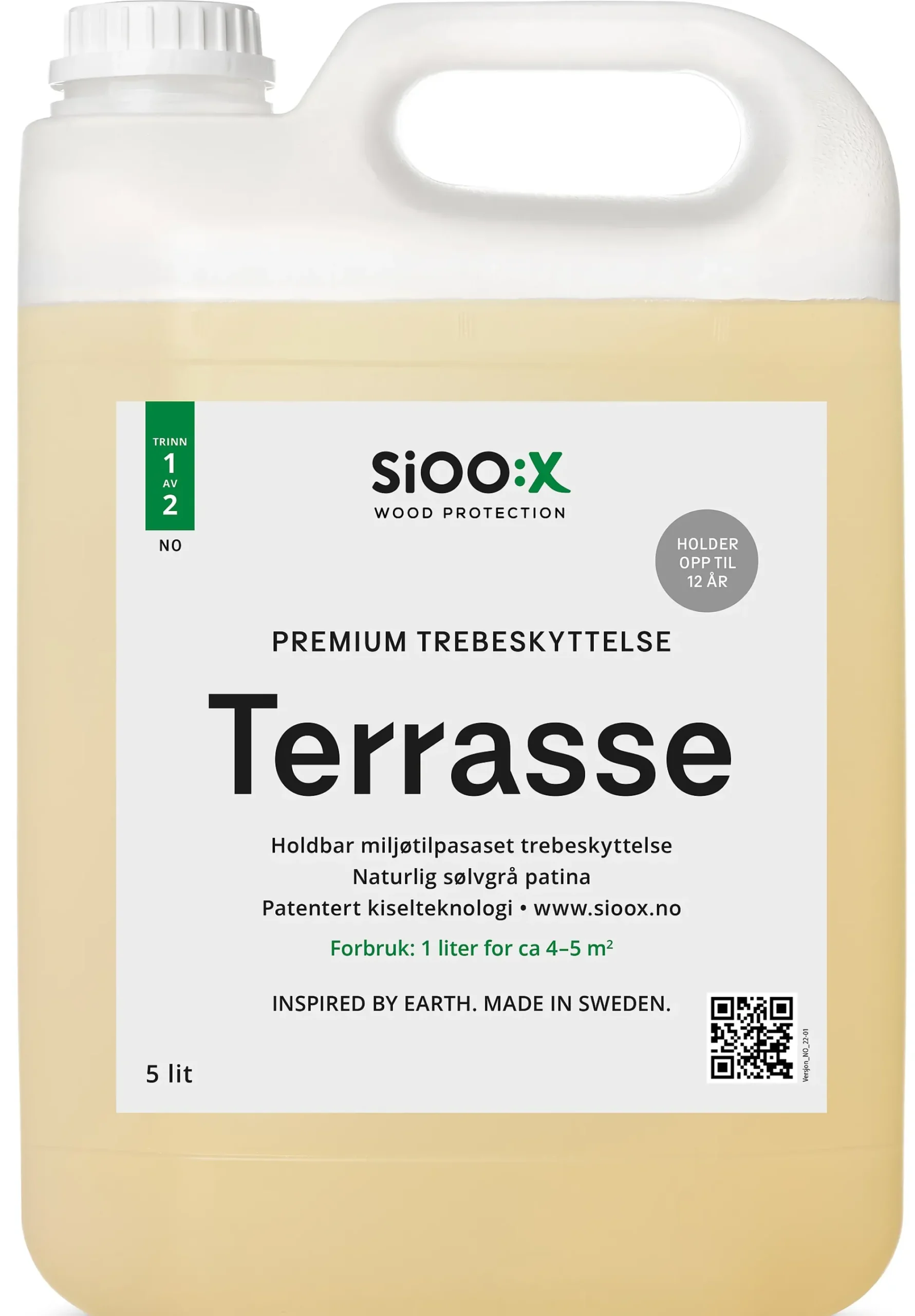 Trebeskyttelse terrasse premium 5l-Sioox