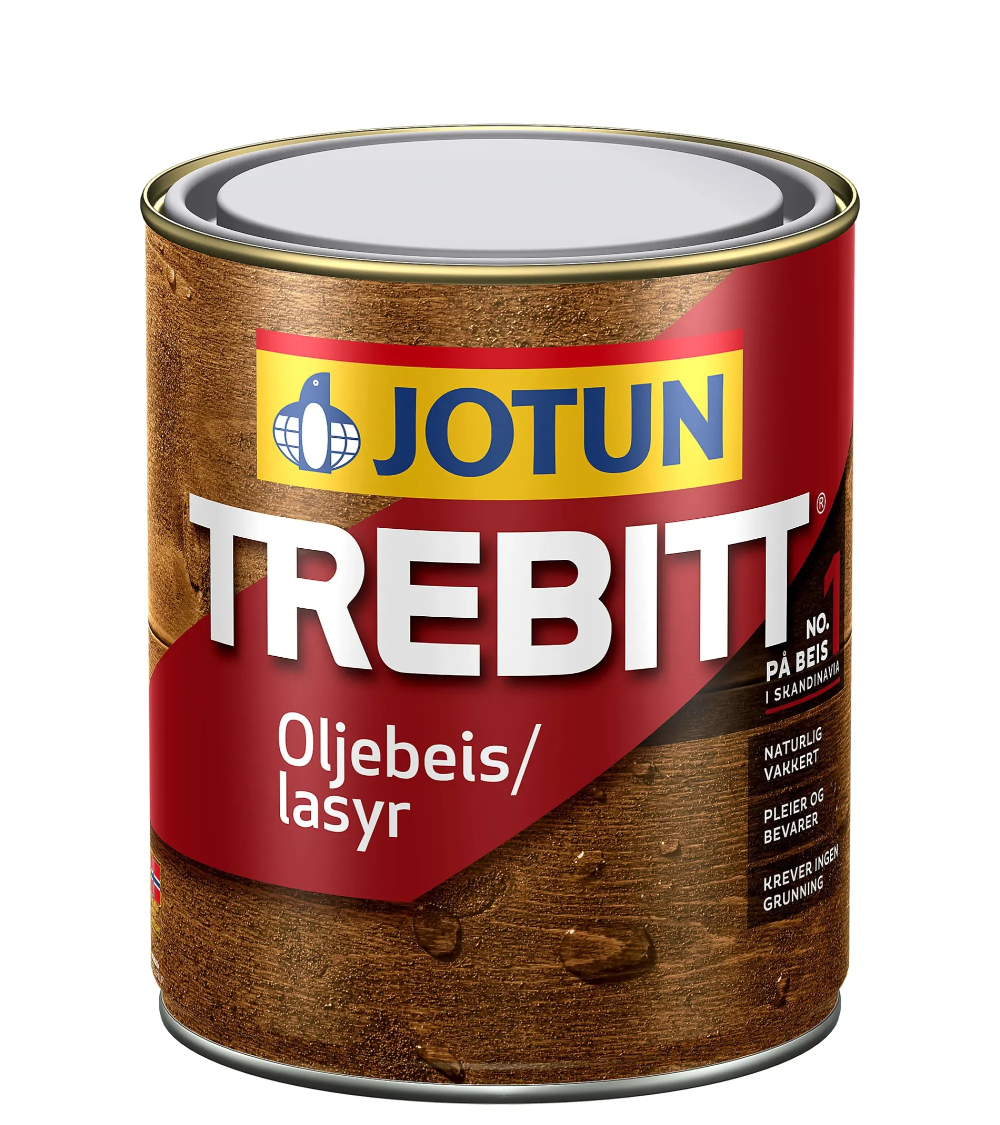 TREBITT OLJEBEIS RØD BASE 0.68L-Jotun Outlet