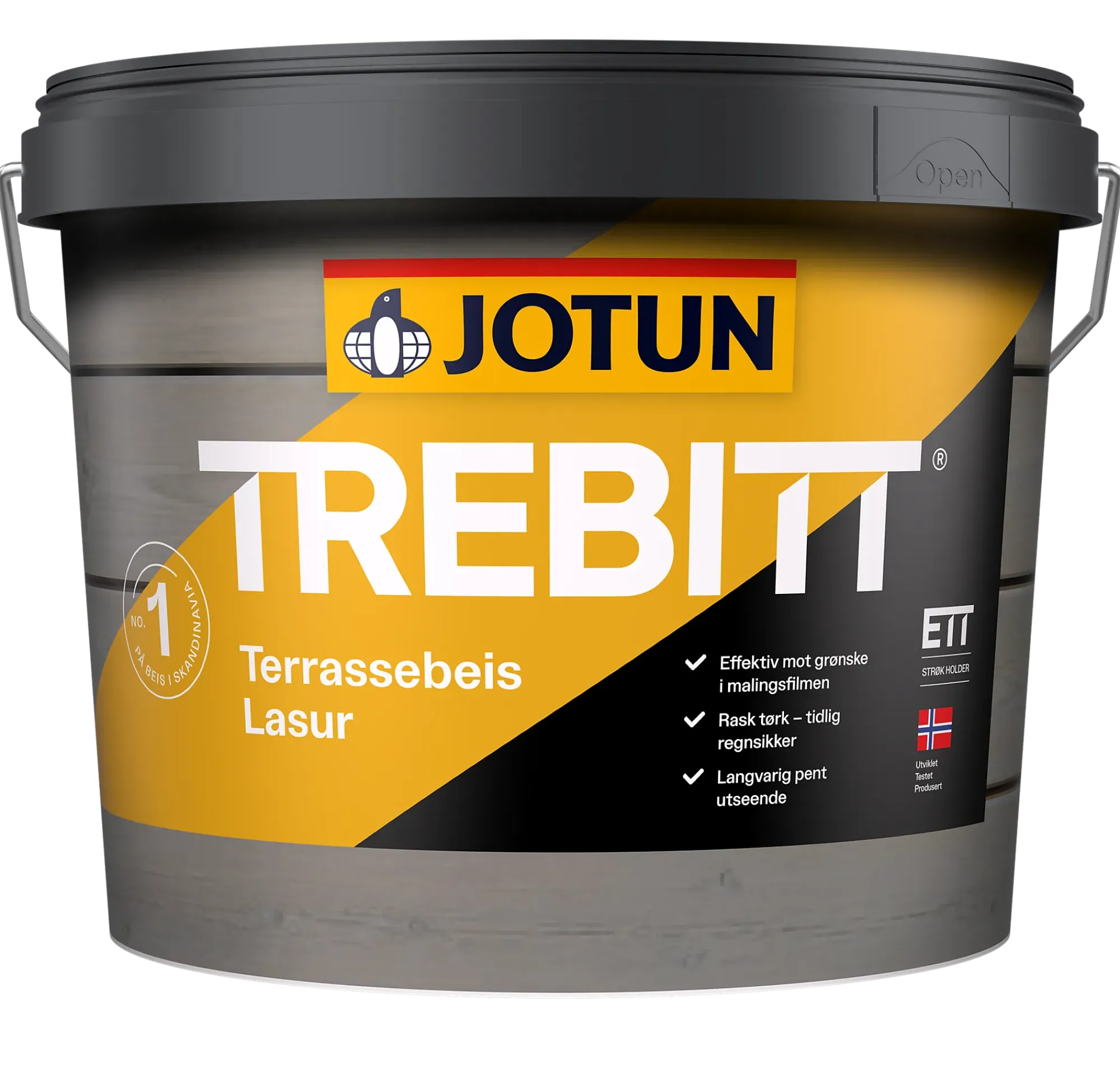 Trebitt terrassebeis naturlig sølvgrå 3l-Jotun Online