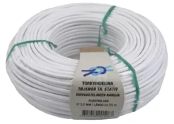 TØRKESNOR PLASTBELAGT 55M-Poly Produkter New
