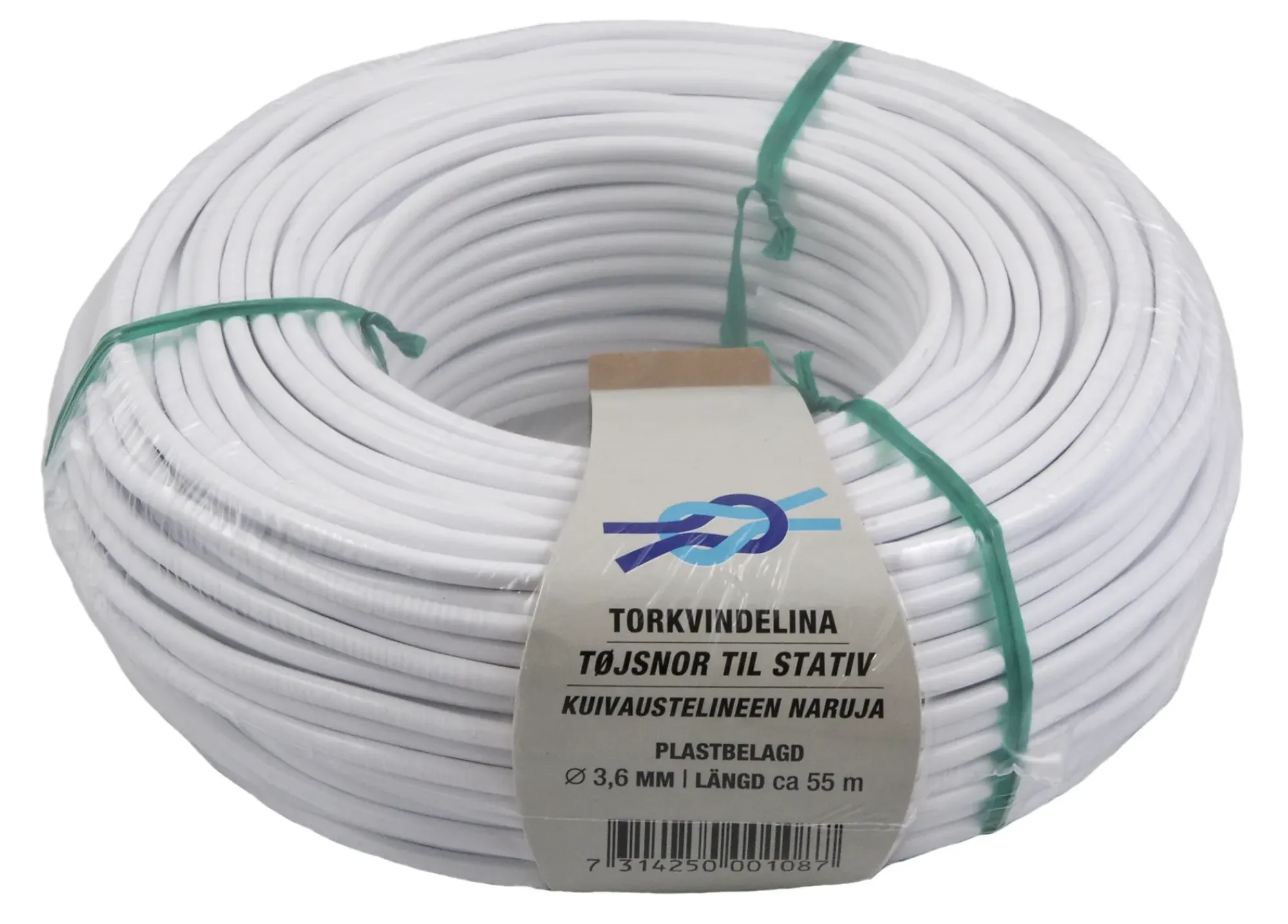 TØRKESNOR PLASTBELAGT 55M-Poly Produkter New