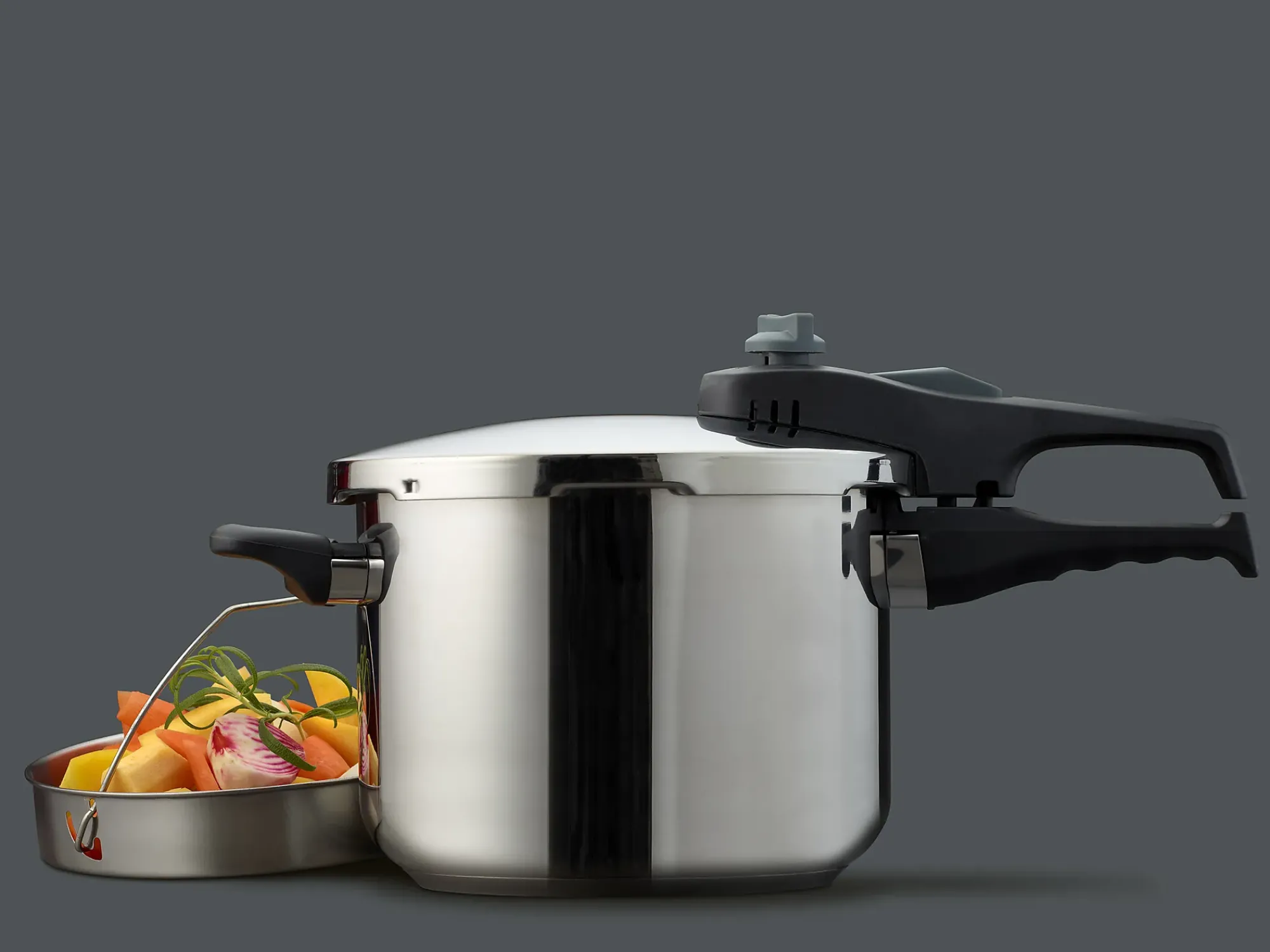 Trykkoker med kurv 6l-Funktion Discount