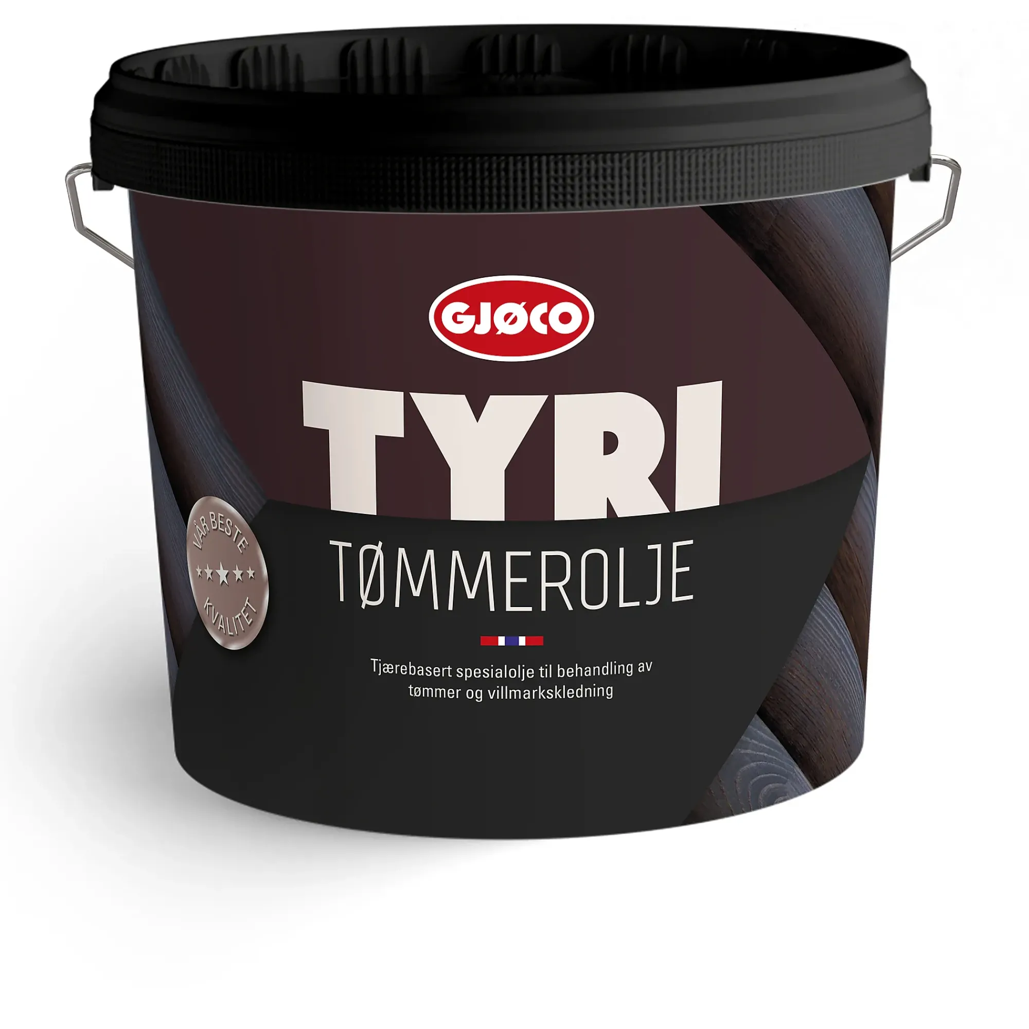Tyri tømmerolje gul base 4,5l-Gjøco