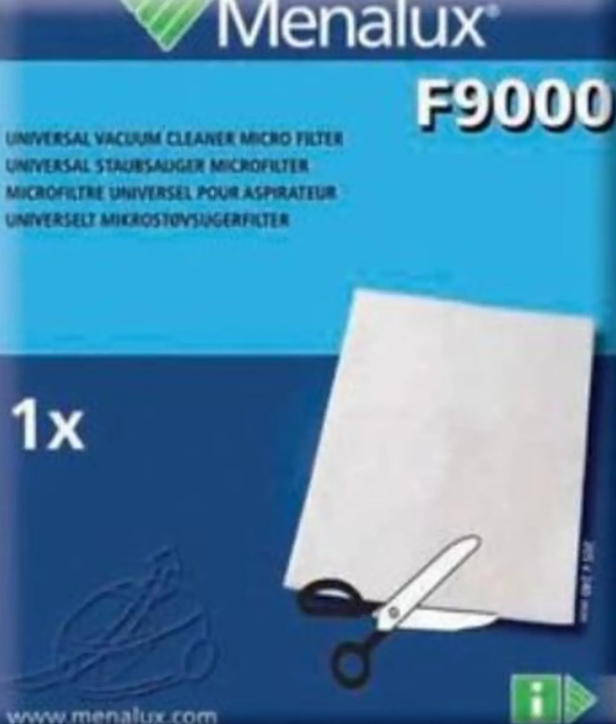 UNIVERSALFILTER TIL STØVSUGER F9000-Menalux Clearance