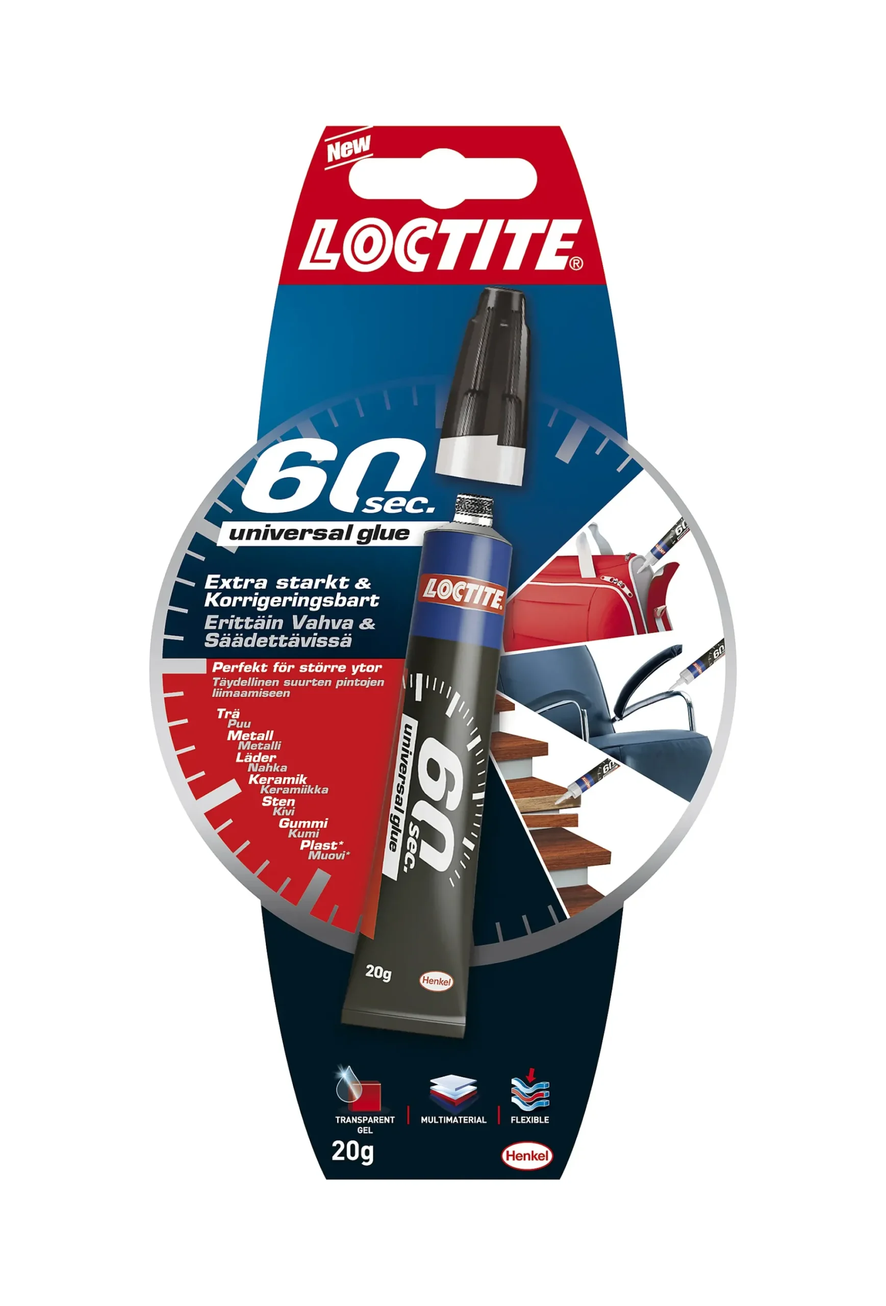 Universallim 60 sec 20g-Loctite Hot