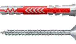 Universalplugg Duopower 8x65 S BK 4stk med skrue-Fischer Outlet