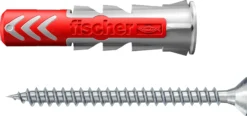 Universalplugg Duopower 6x30 S BK 12stk med skrue-Fischer