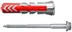 Universalplugg Duopower 10x50 S BK 4stk med sekskantskrue-Fischer Discount