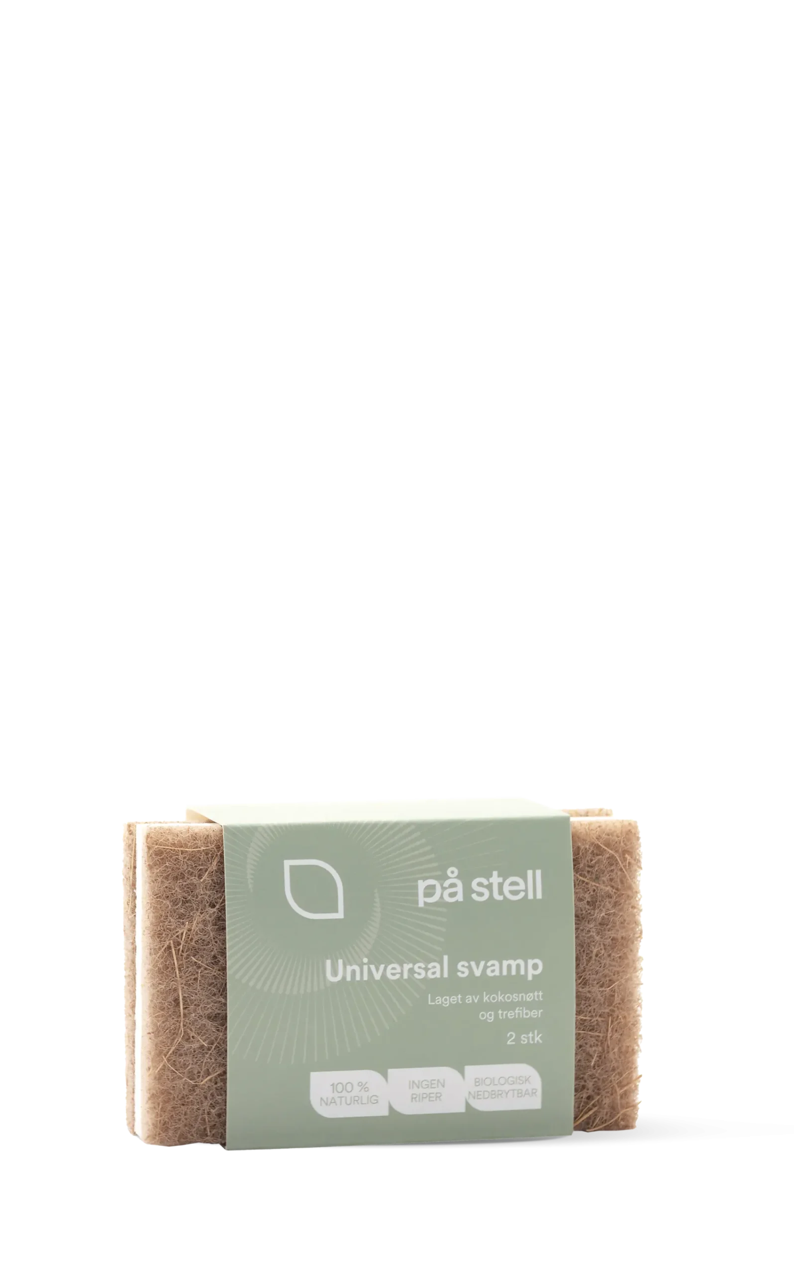 Universalsvamp 100% naturlig 2stk-På stell