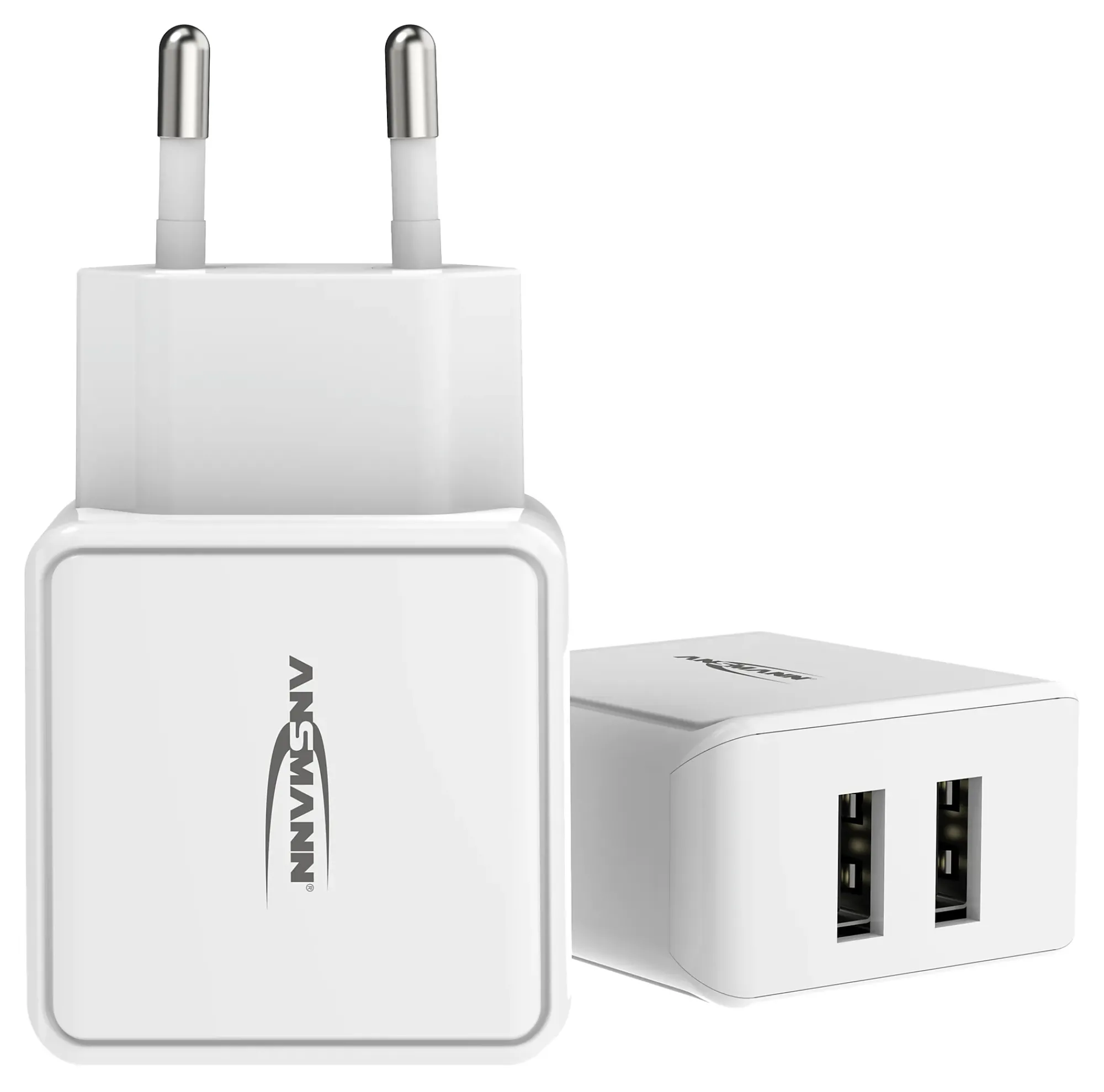 USB-lader 220V 2xUSB/2,4a/12watt-Ansmann Sale