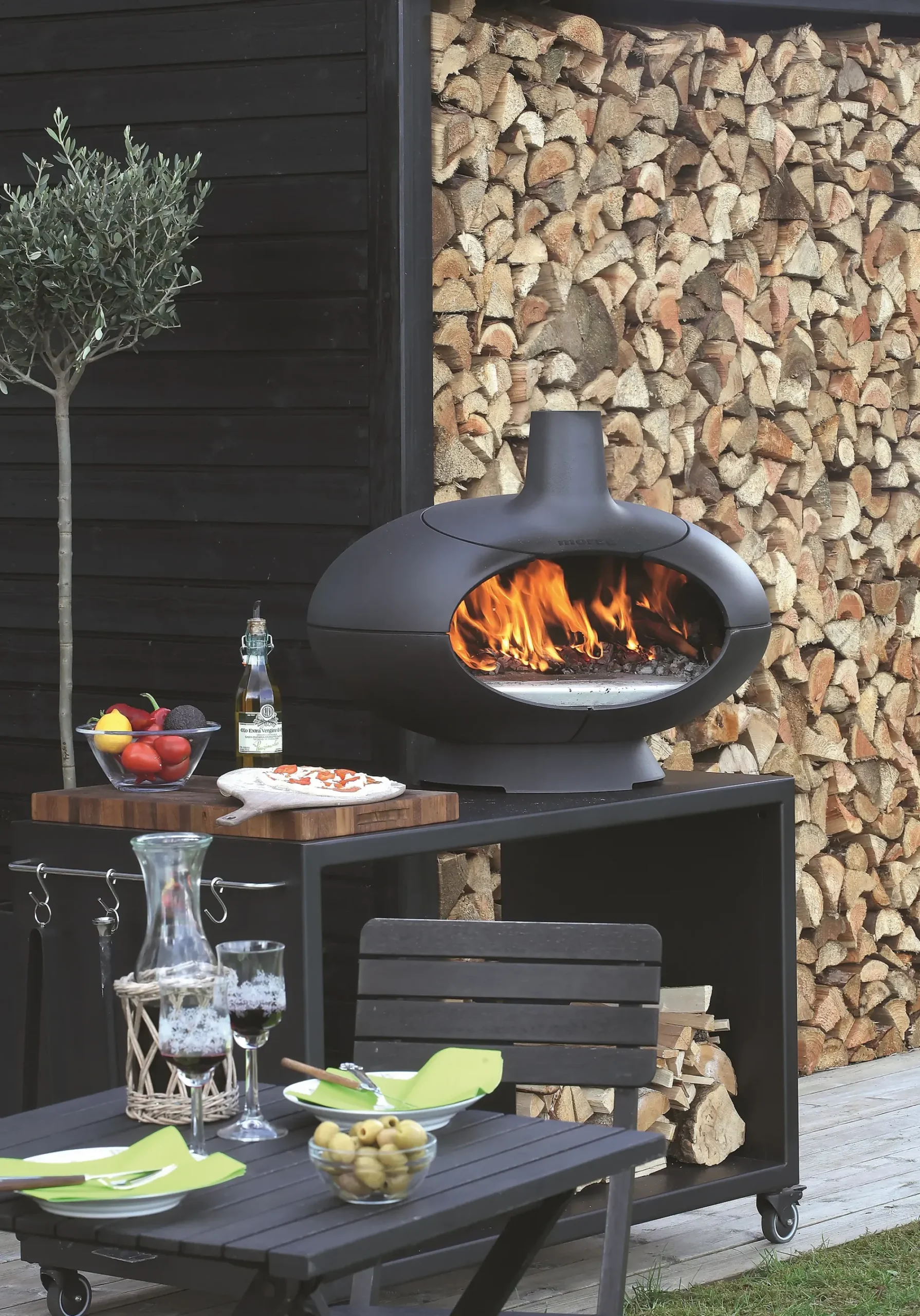 Utebord stort 120x60x80cm-Morsø Outlet