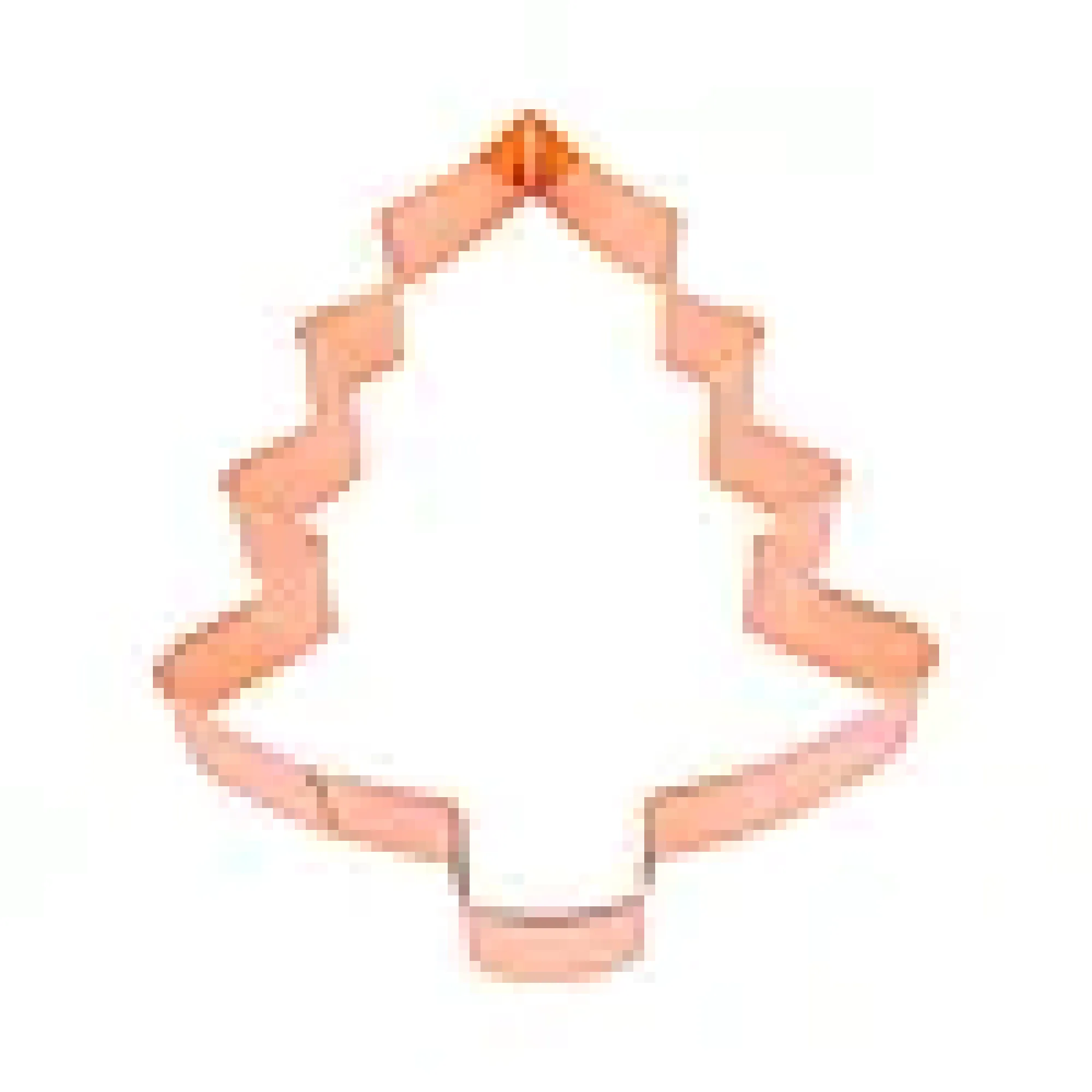 Utstikker Juletre 15x12cm-Cacas Online