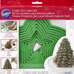 Utstikker- og dekorasjonssett Juletre-Wilton Discount