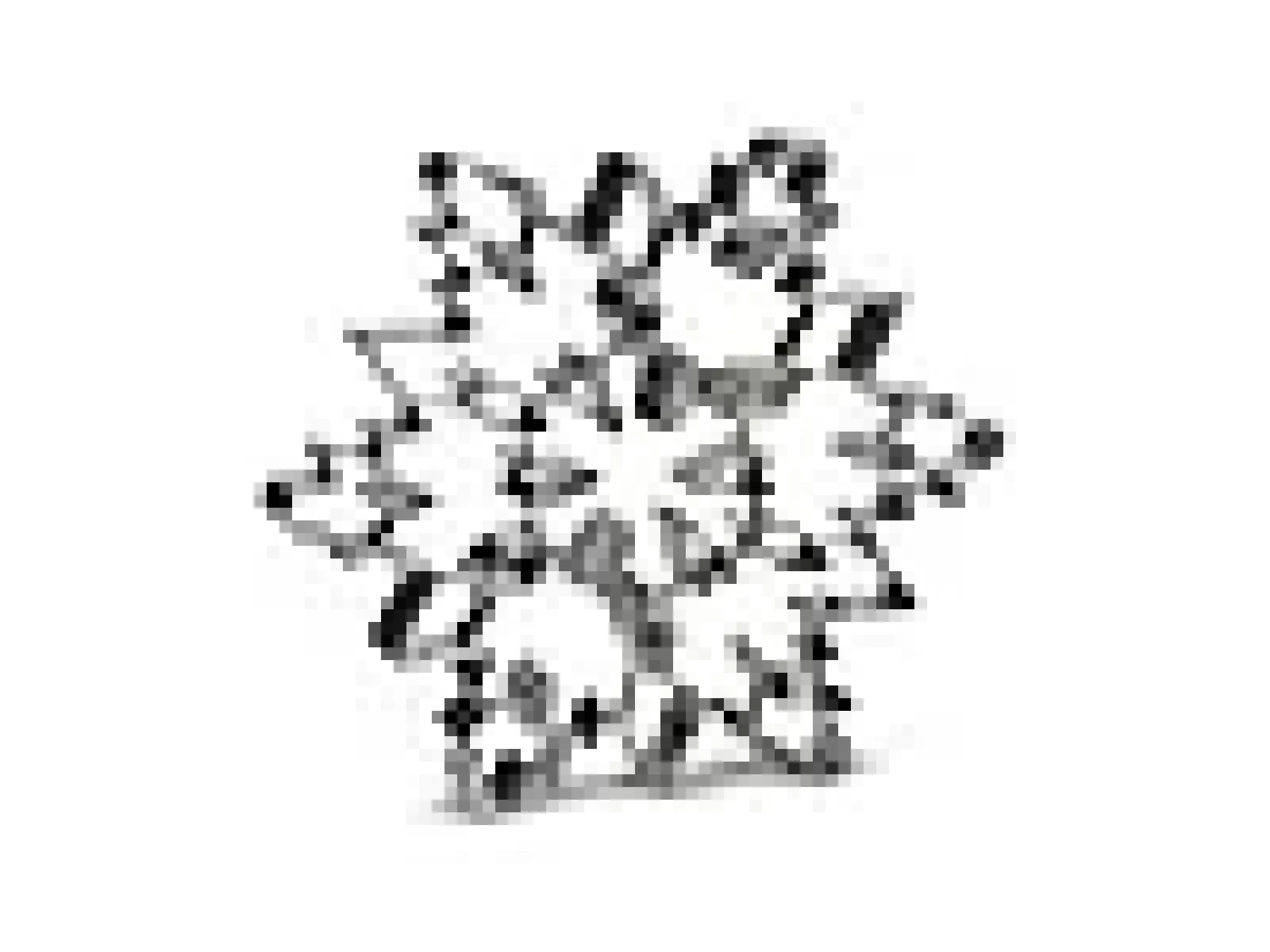 Utstikker snefnugg 19cm-Patisse