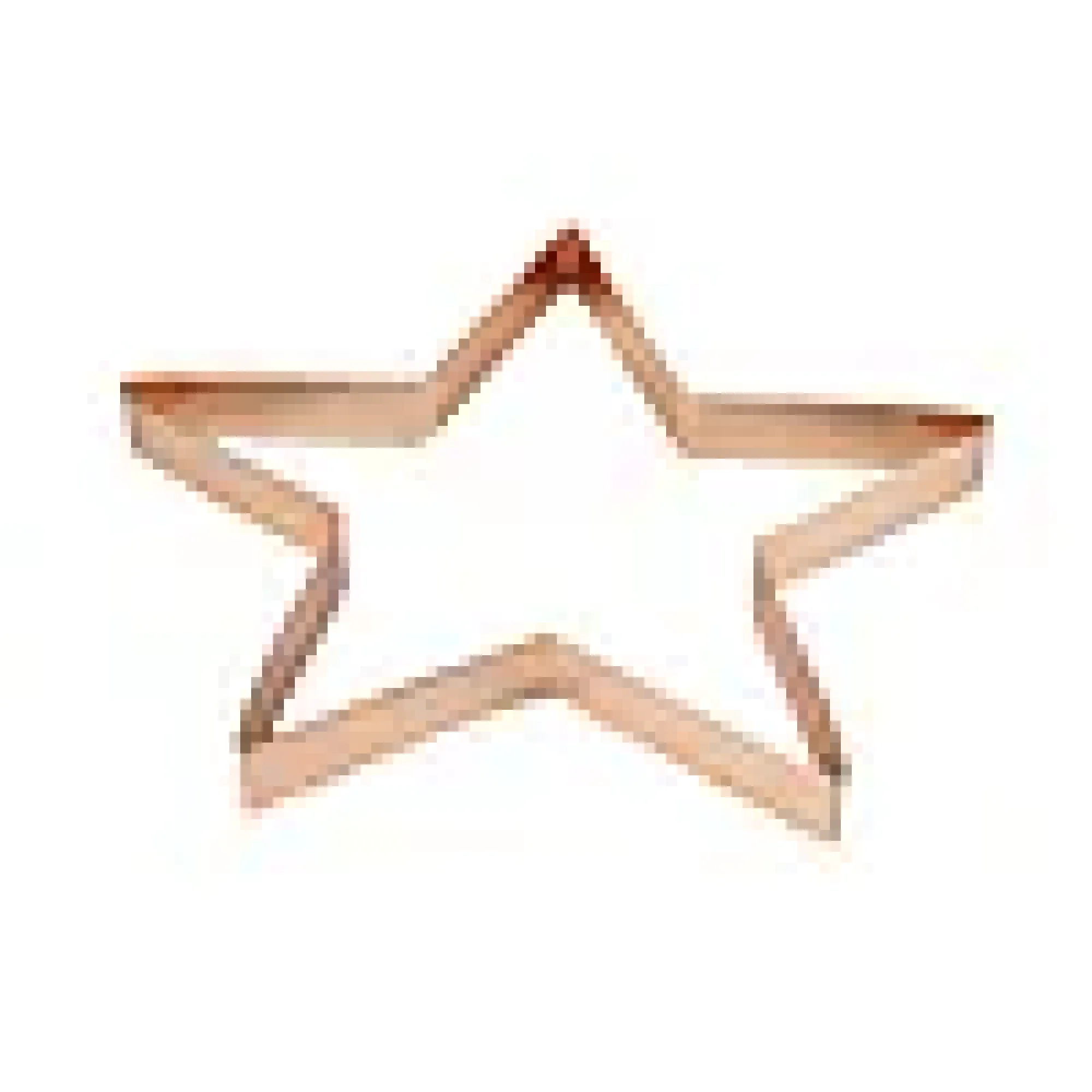 Utstikker Stjerne 25cm-Cacas Online