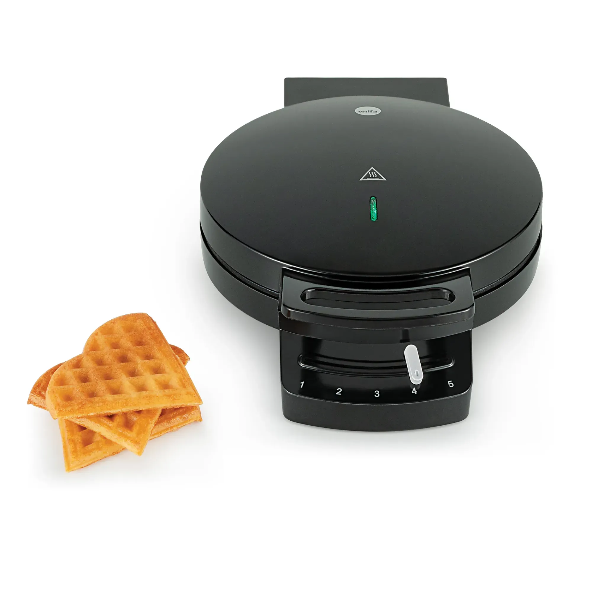 Vaffeljern WM-1BS Sort Singel-Wilfa Discount