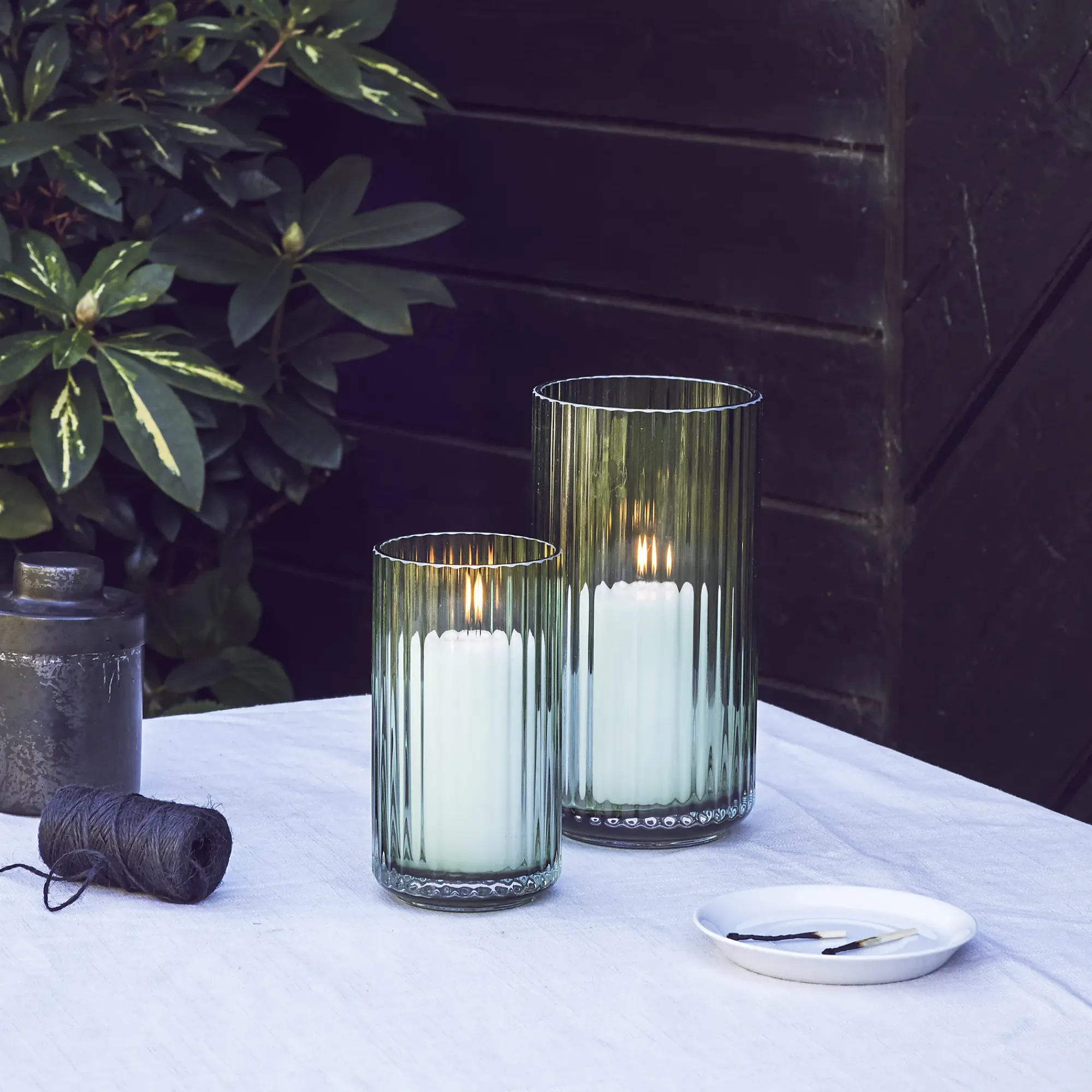 Vase 20,5cm Copenhagen green-Lyngby glas Online