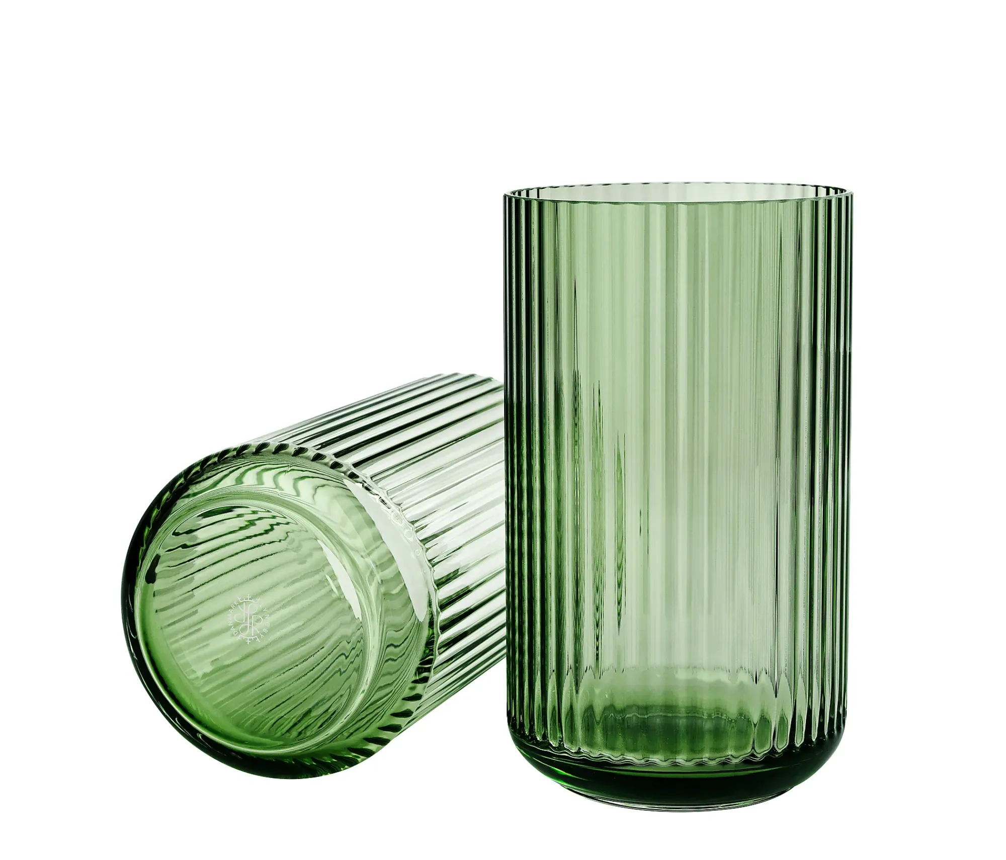 Vase 25cm Copenhagen green-Lyngby glas Online