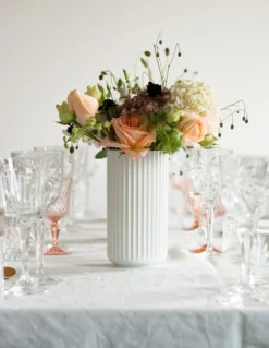 Vase 20,5cm porselen-Lyngby porcelæn