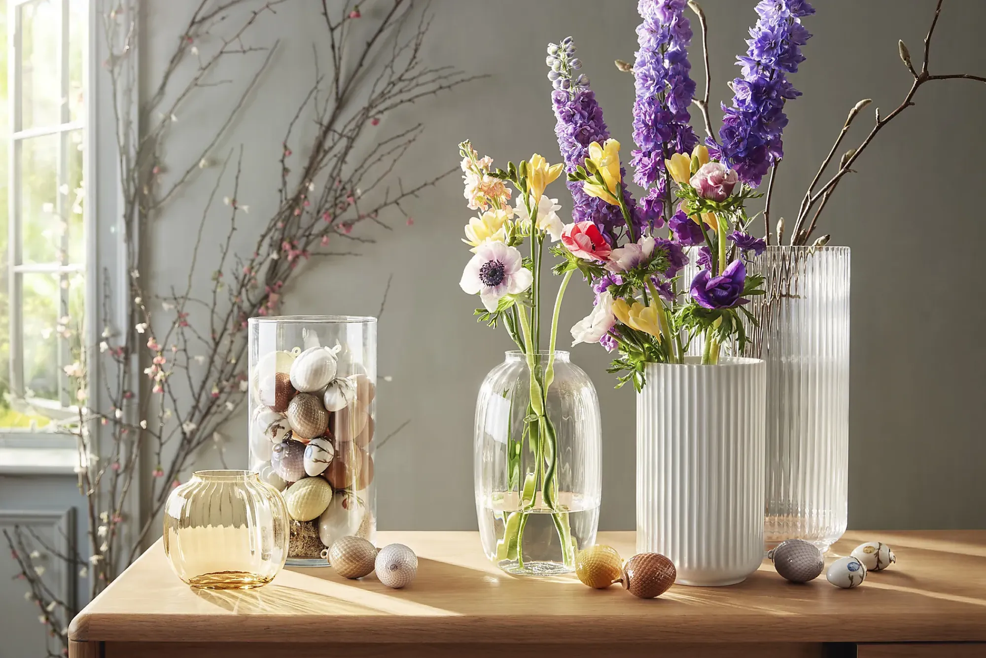 Vase 25cm porselen-Lyngby porcelæn Best
