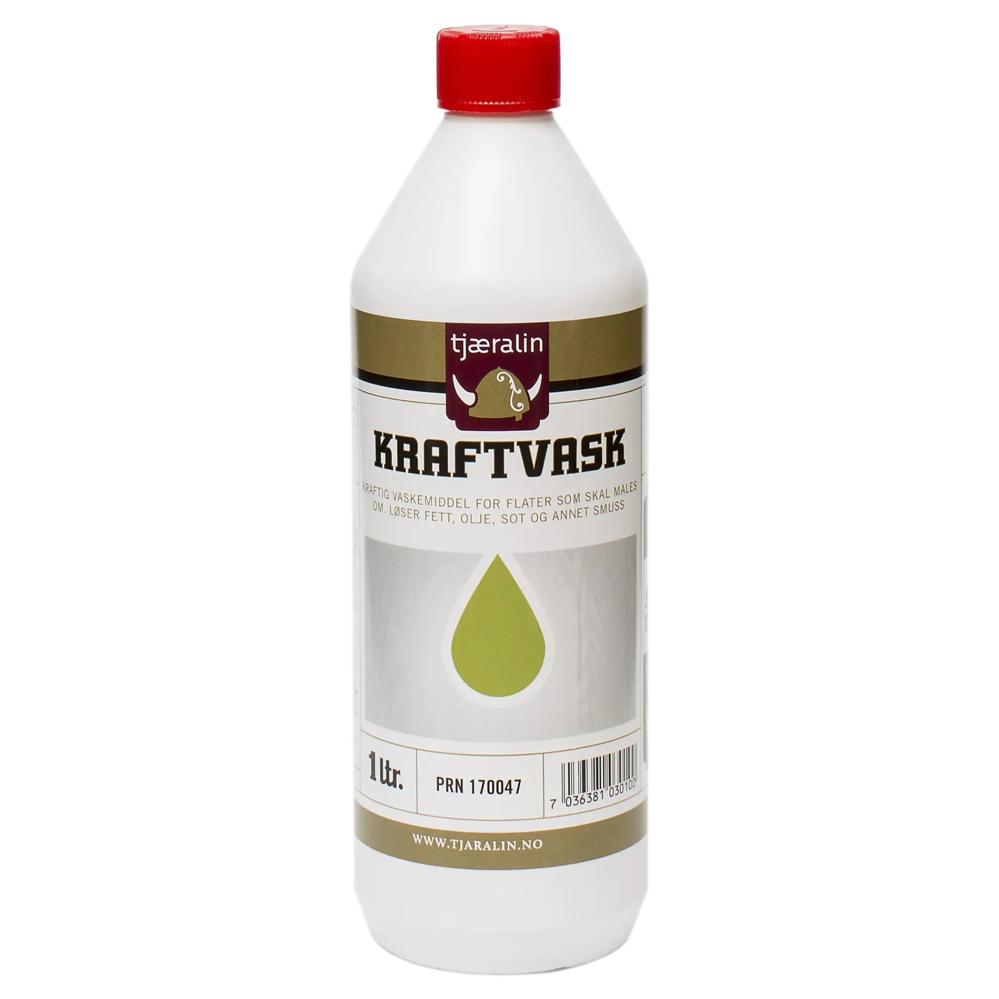 Vaskemiddel Kraftvask 1l-Tjæralin Hot