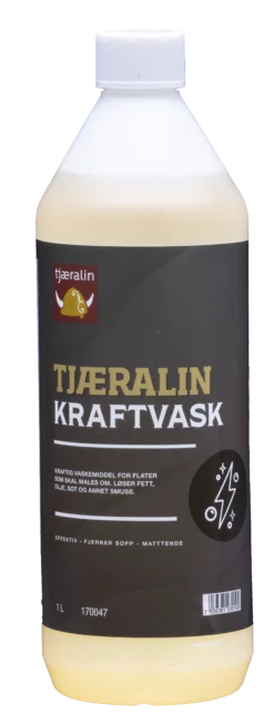 Vaskemiddel Kraftvask 1l-Tjæralin Hot