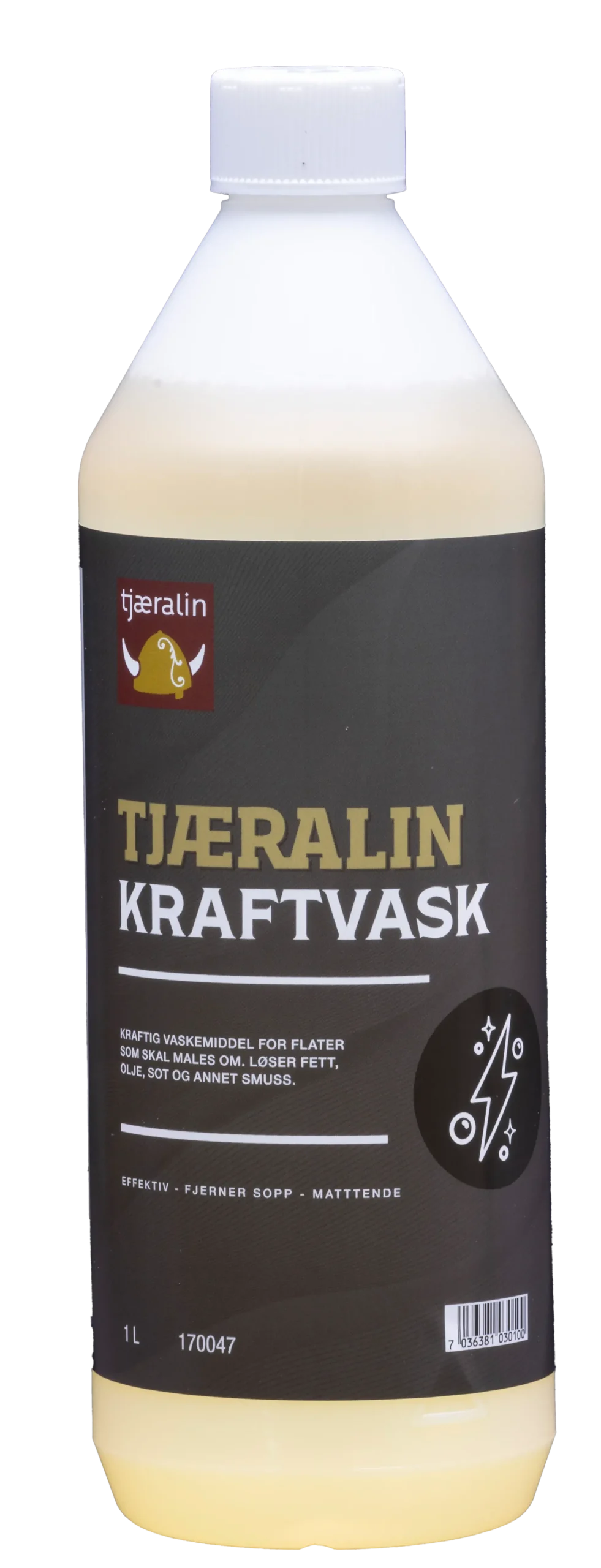 Vaskemiddel Kraftvask 1l-Tjæralin Hot
