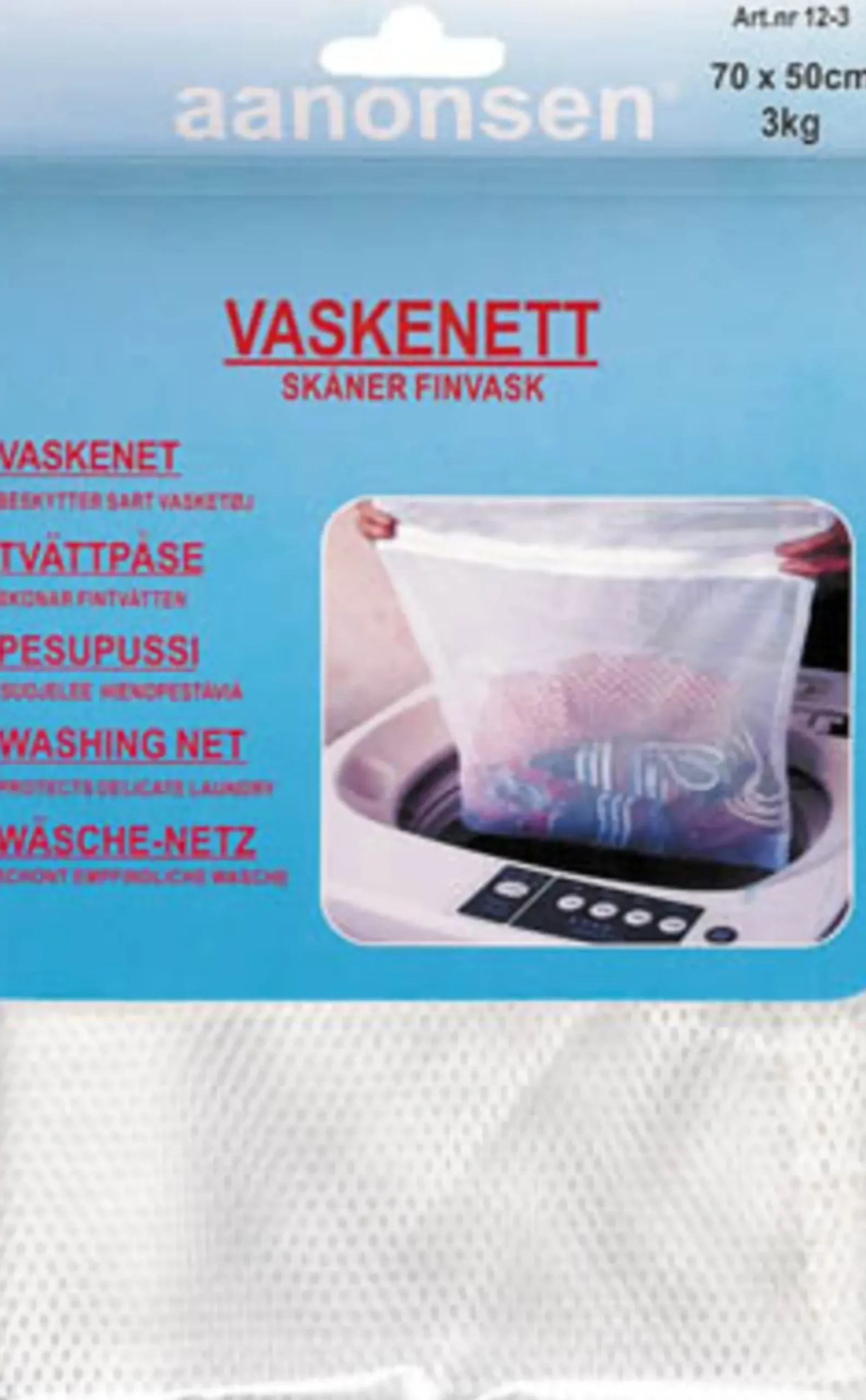 Vaskenett 3kg-Aanonsen Hot