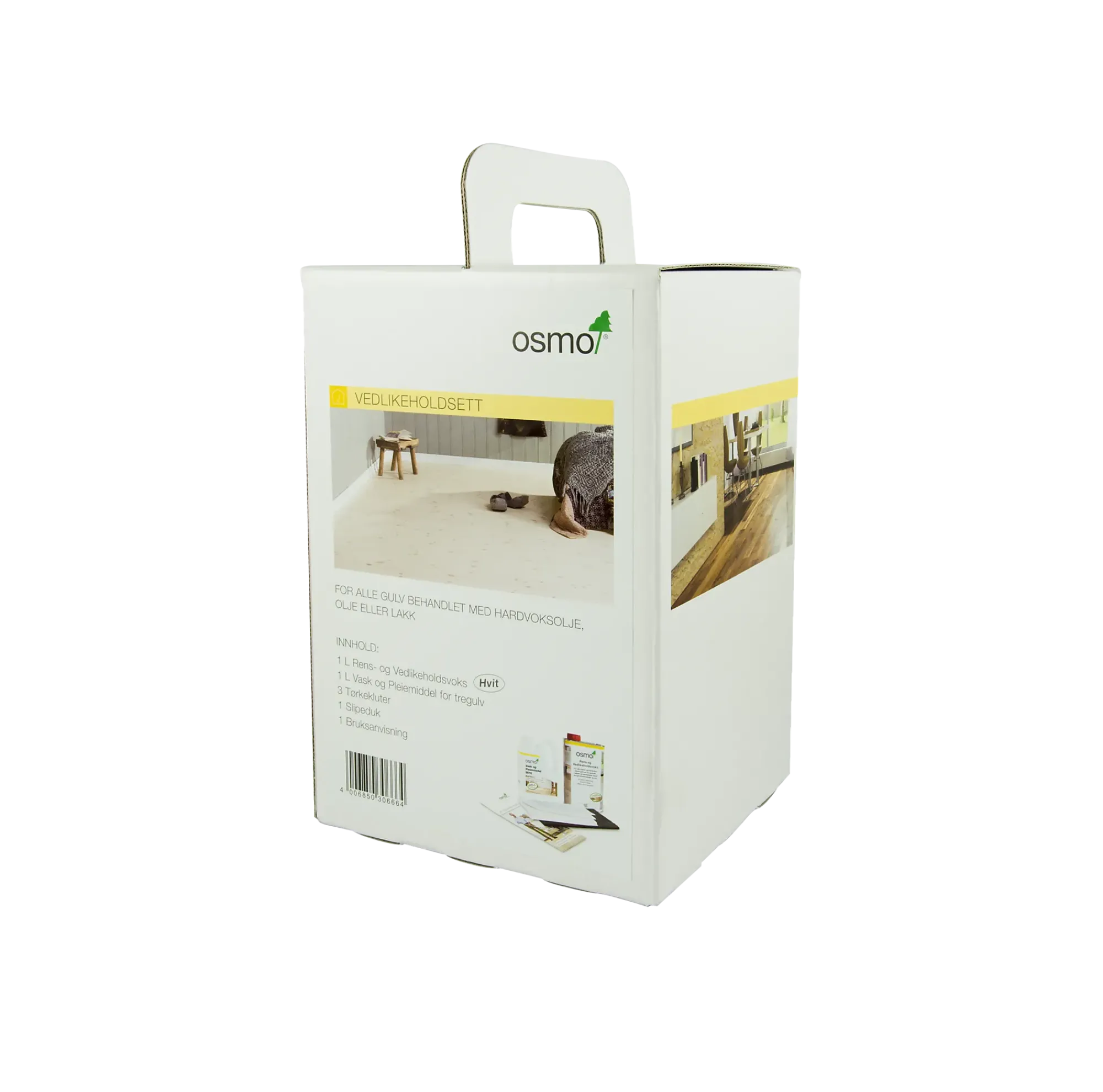 Vedlikeholdspakke 3087 Hvit 4 deler-Osmo Sale