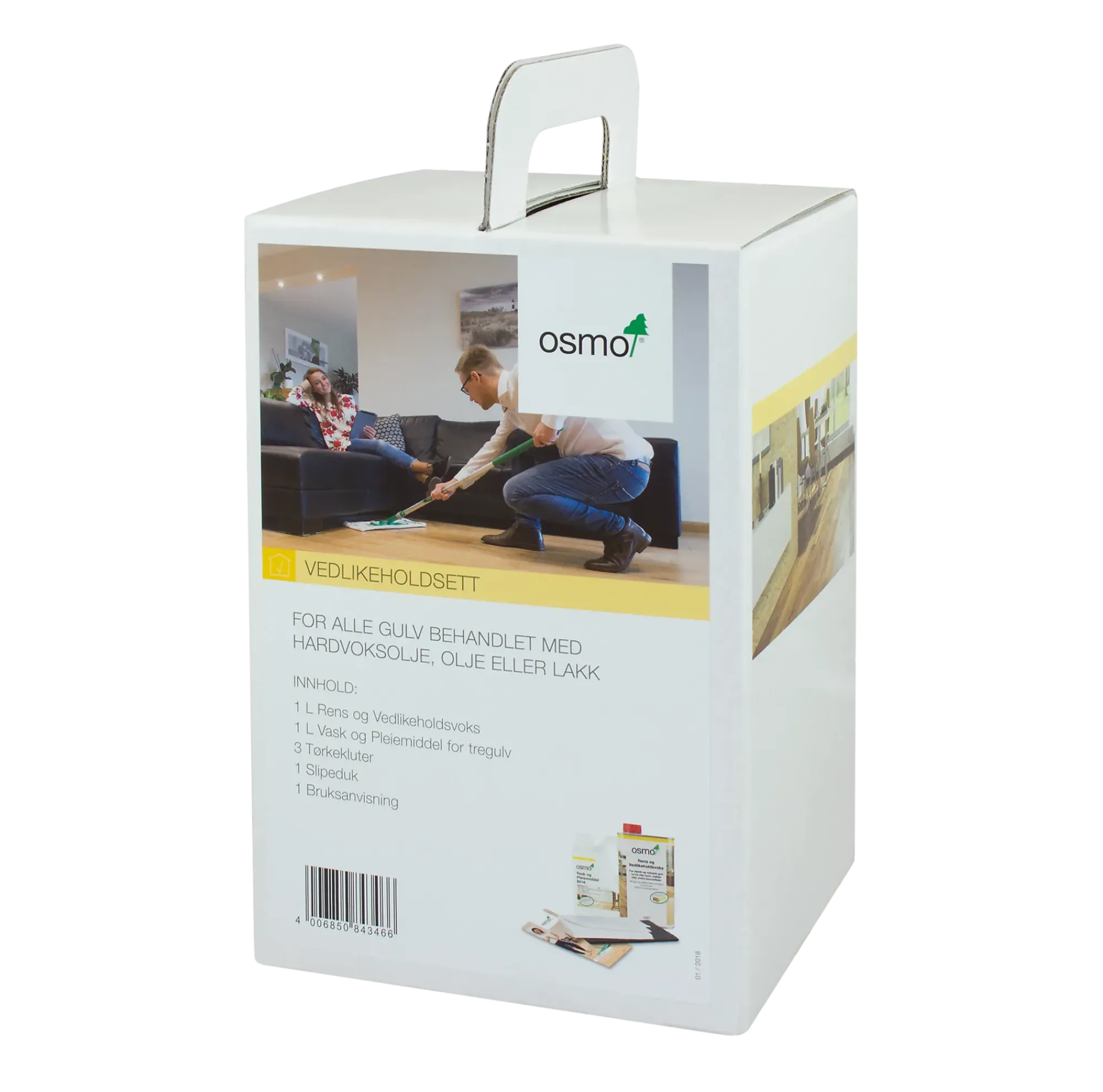 Vedlikeholdspakke 3087 Hvit 4 deler-Osmo Sale