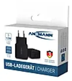 Vegglader 12W 2xUSB-A-Ansmann Sale
