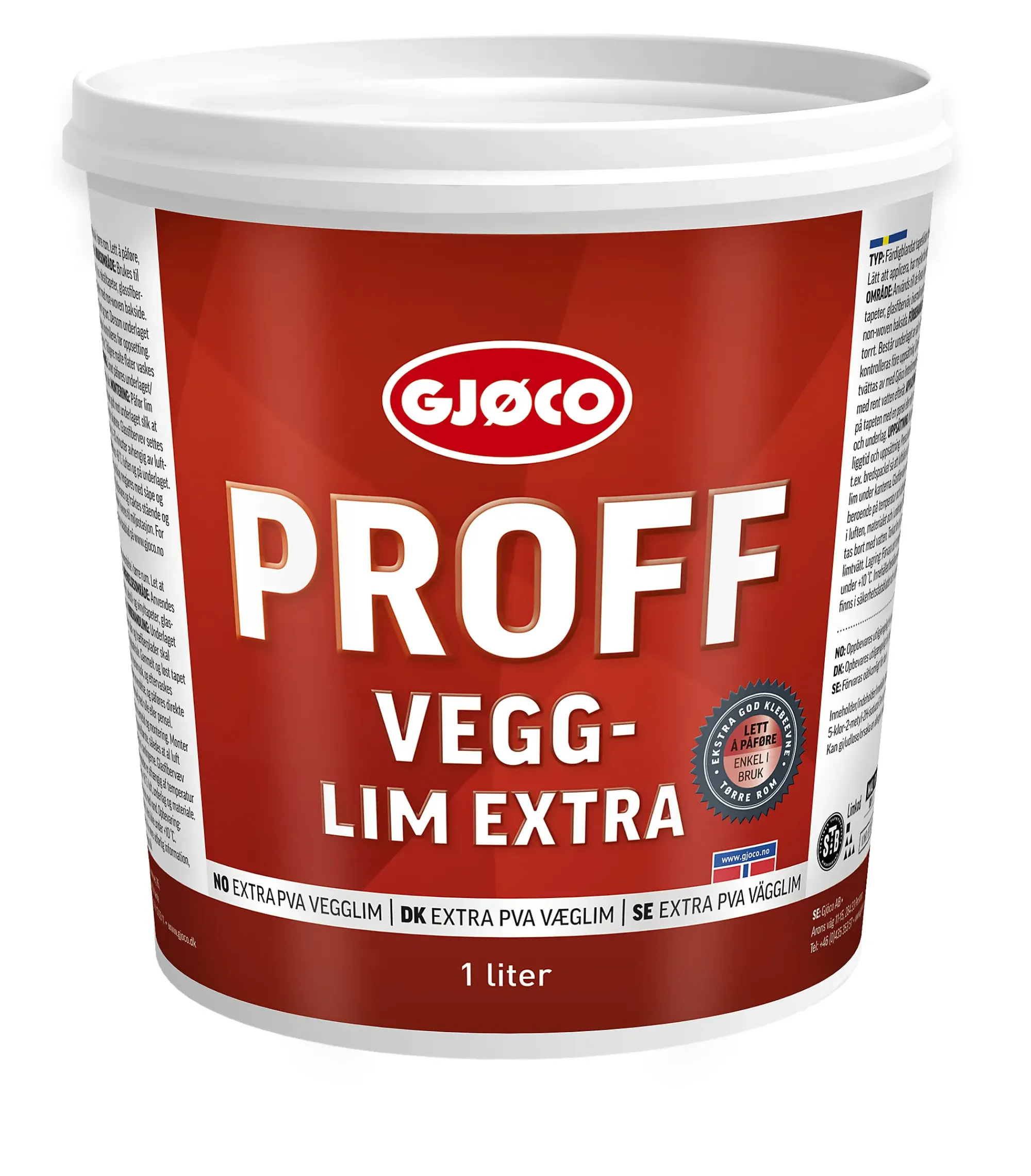 Vegglim 1l Proff-Gjøco Sale