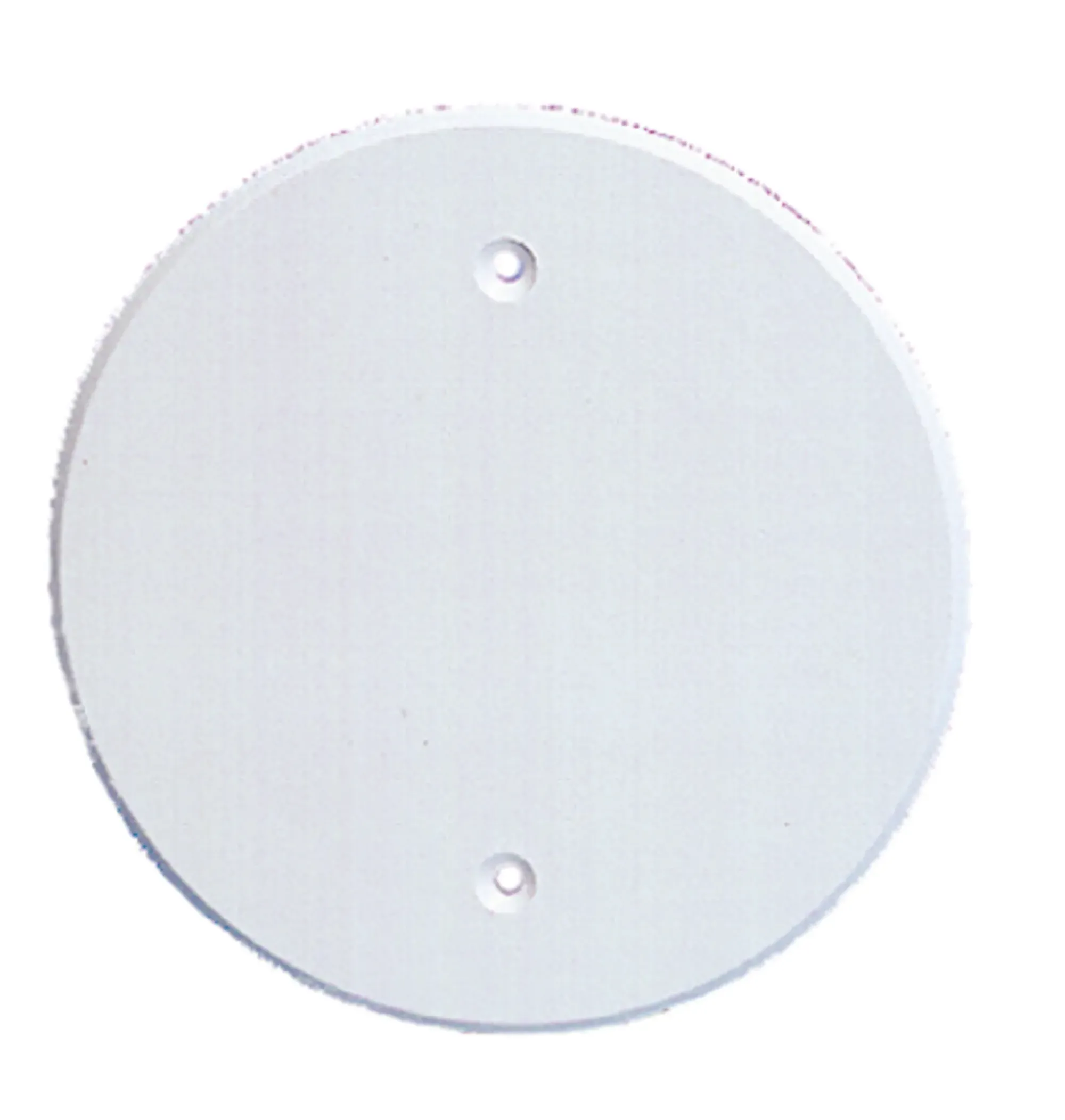 Vegglokk PVC hvit med skruefeste 92mm-Gelia New